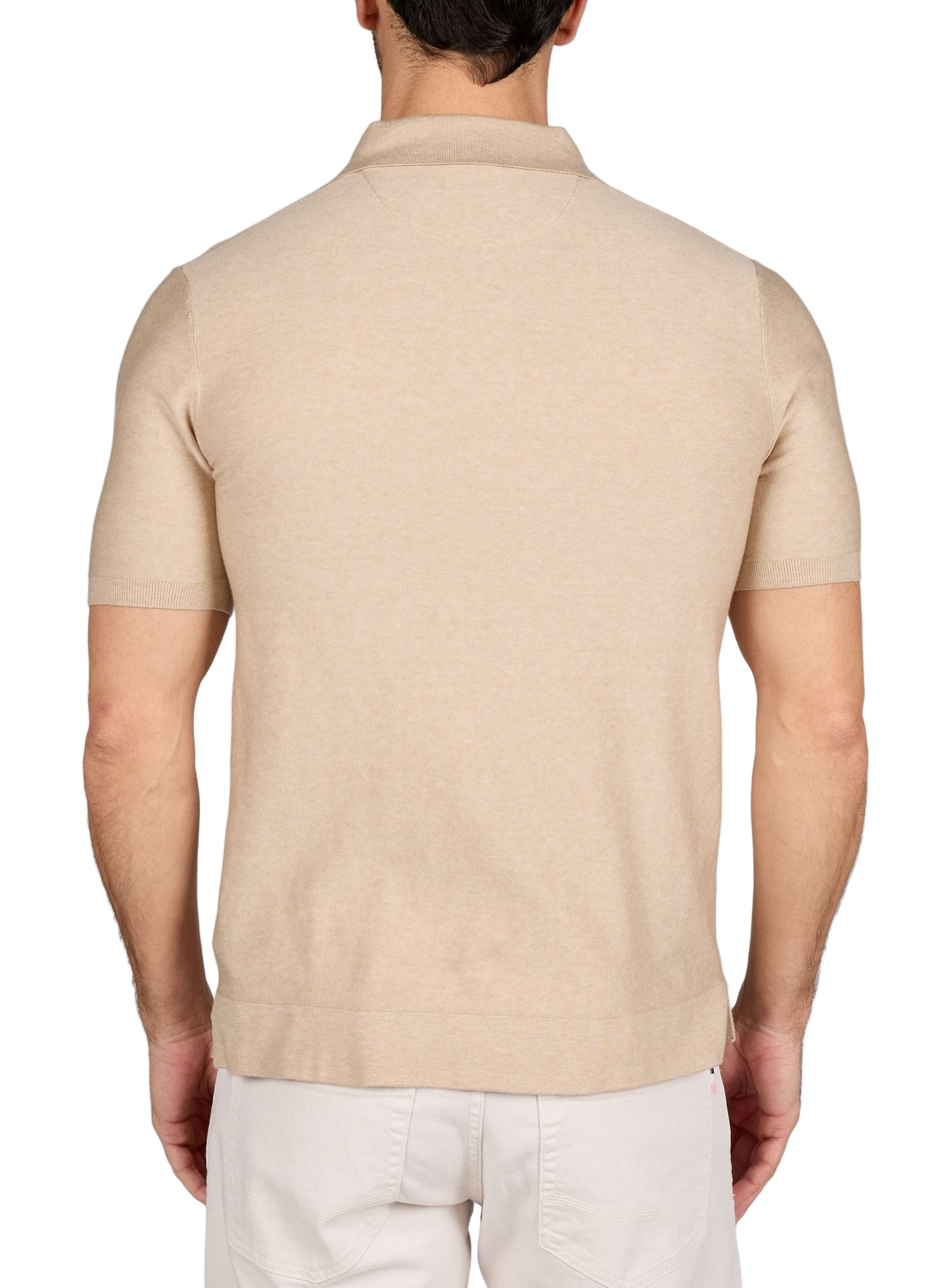 Short-sleeve polo shirt EDEN PARK Beige