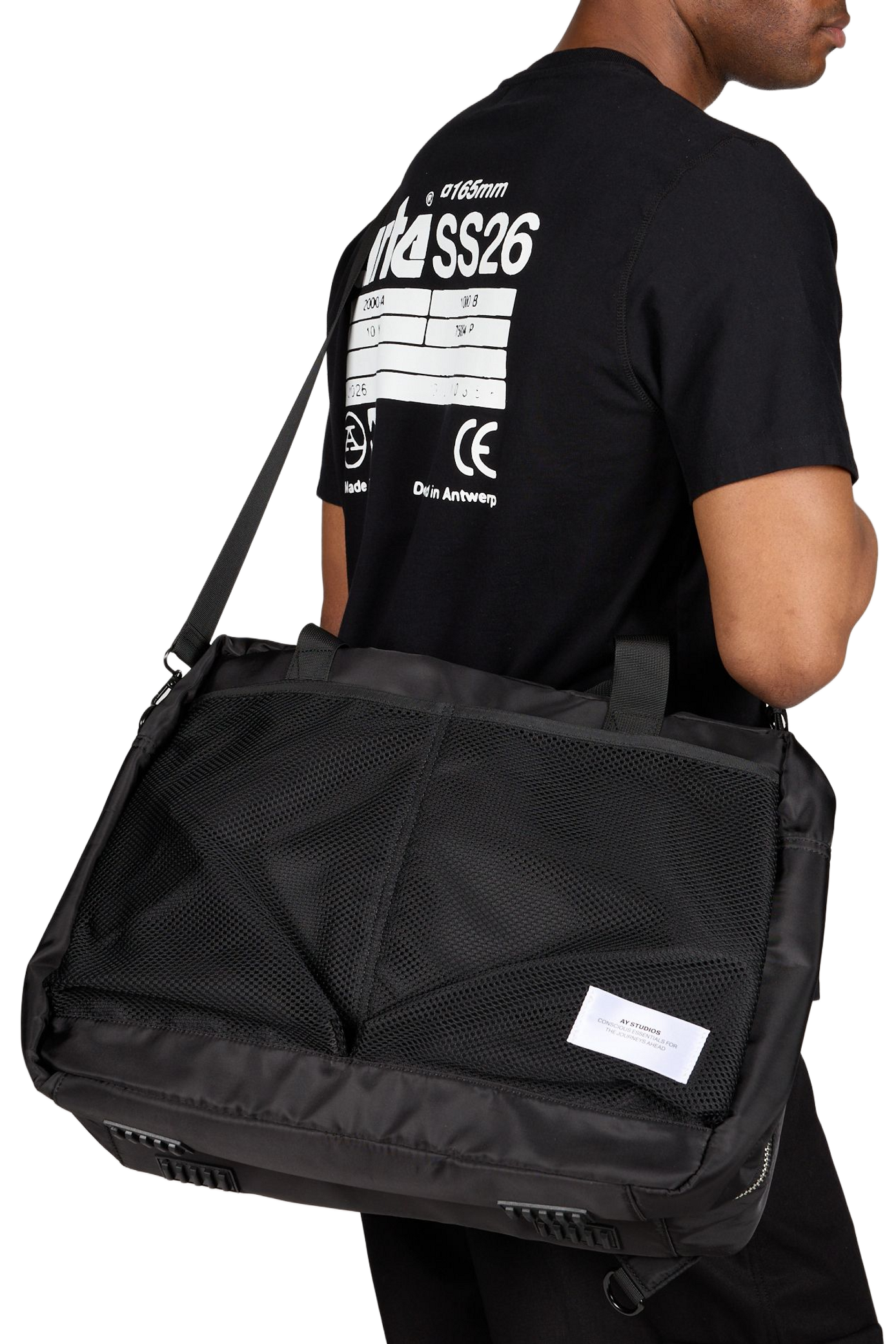 Sac weekend multifonctionnel AY STUDIOS Noir