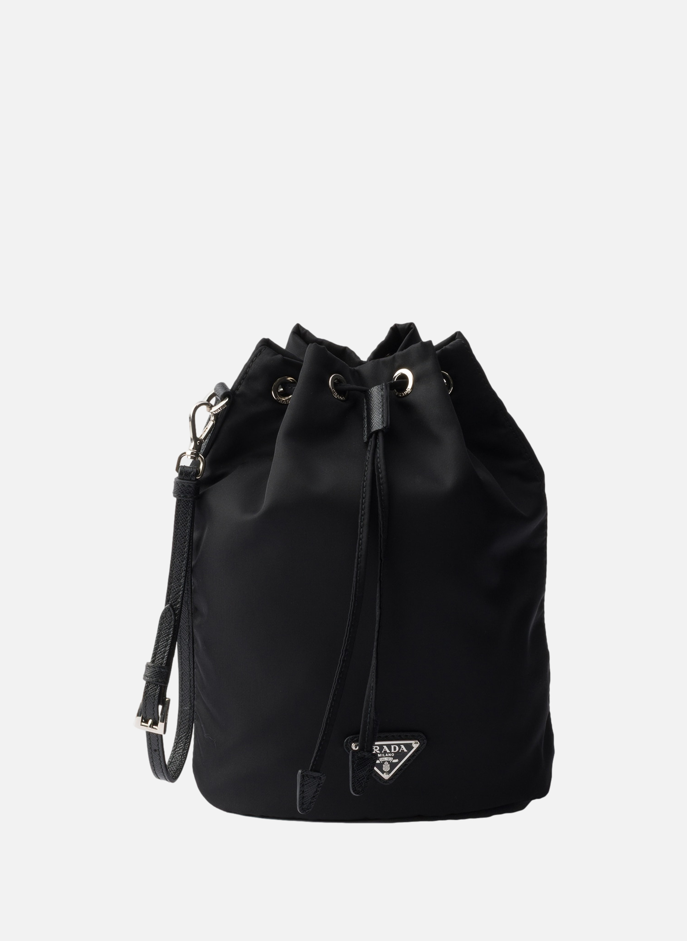 Pochette en re-nylon PRADA Noir