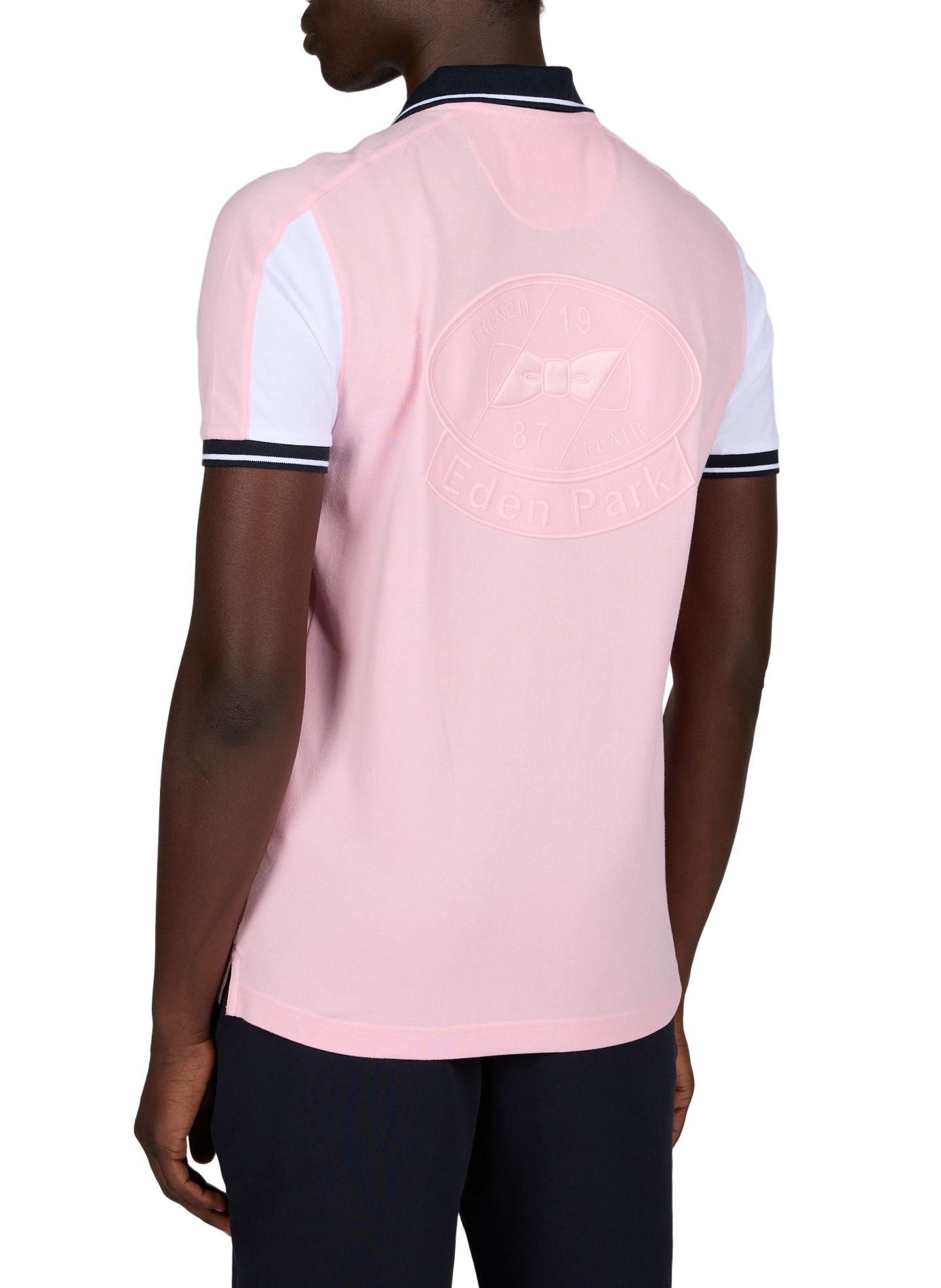 Cotton polo shirt EDEN PARK Pink