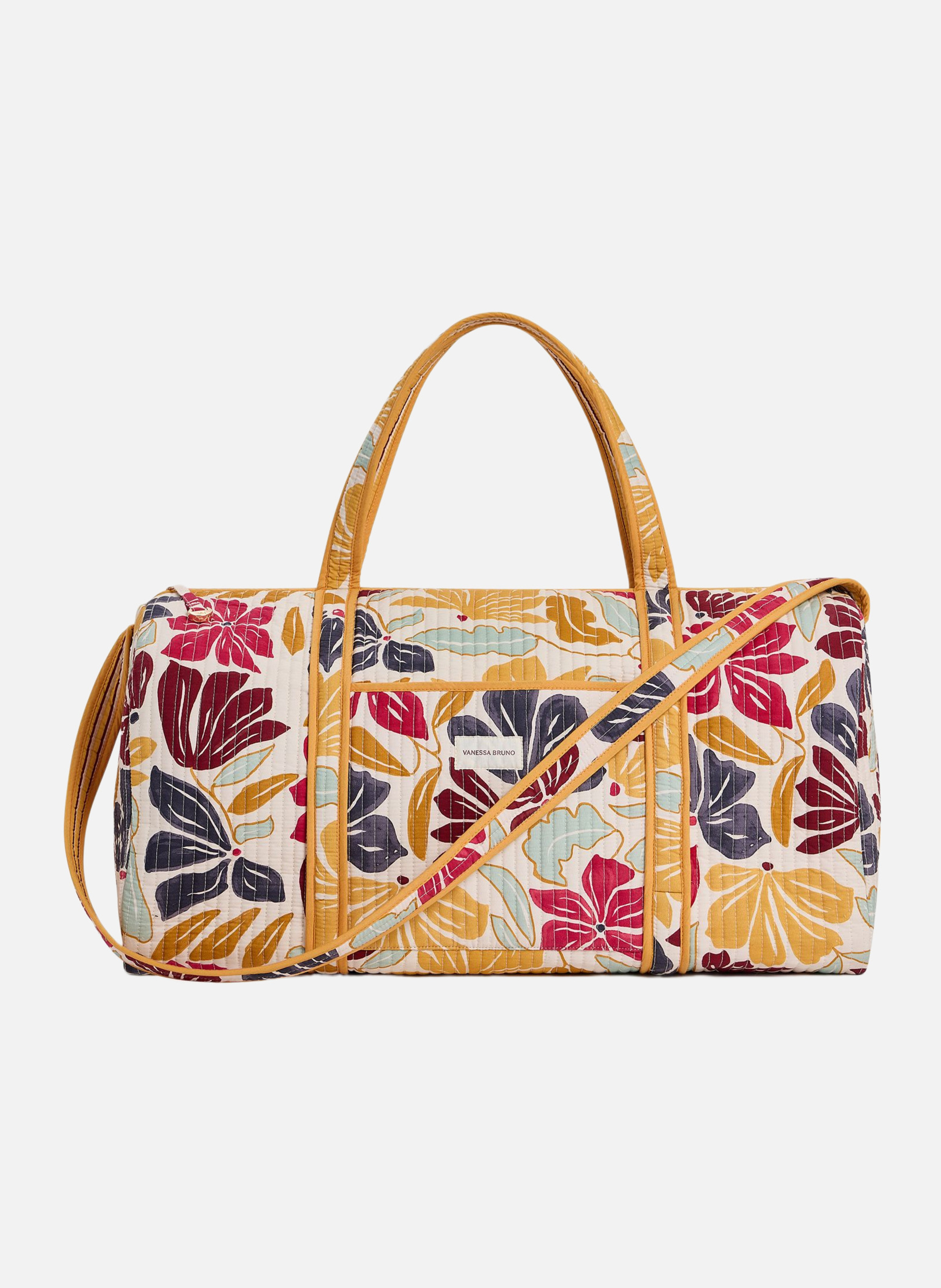 Sac bowling en coton Multicolore