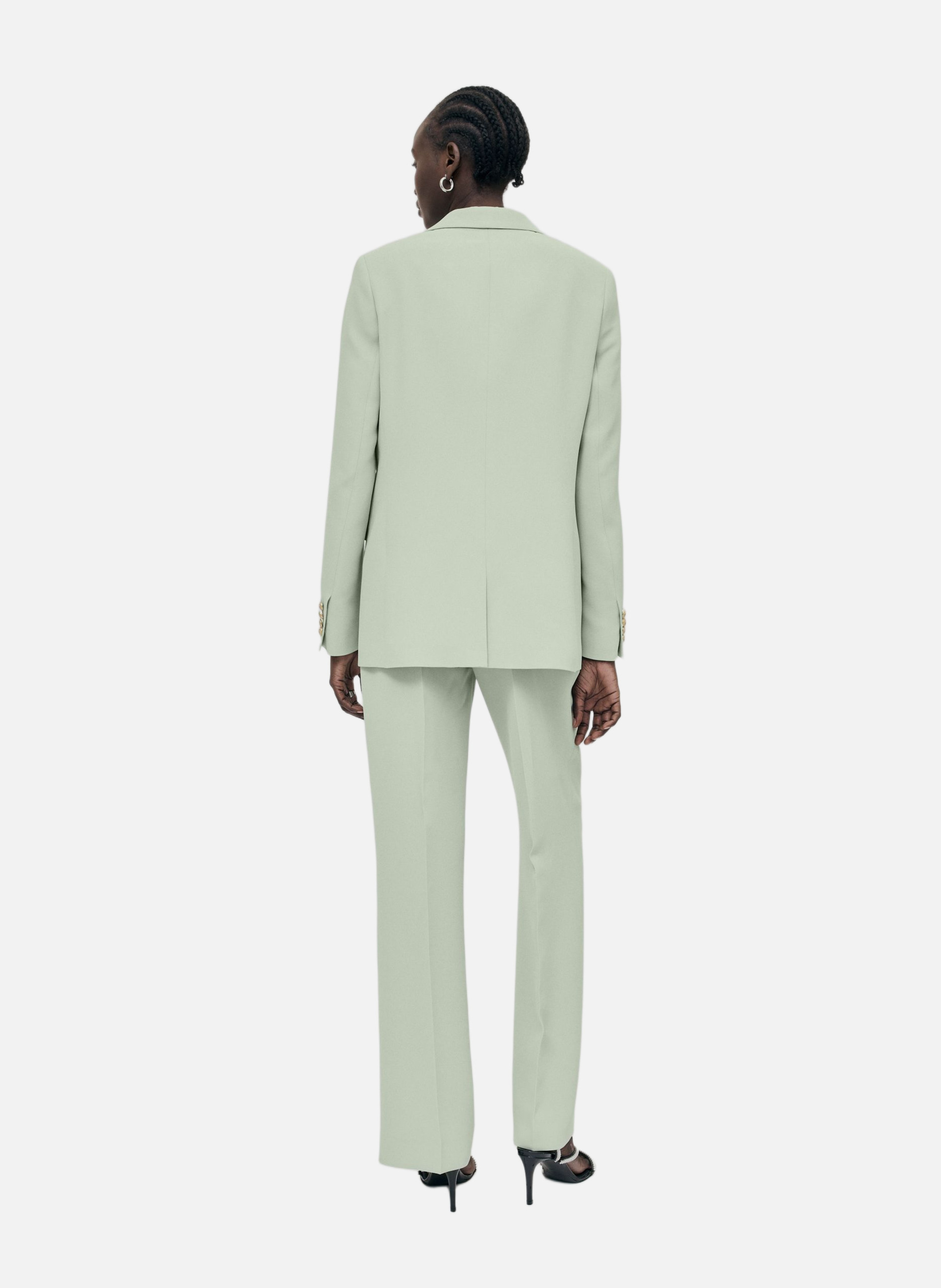 Veste de tailleur droite THE KOOPLES Vert