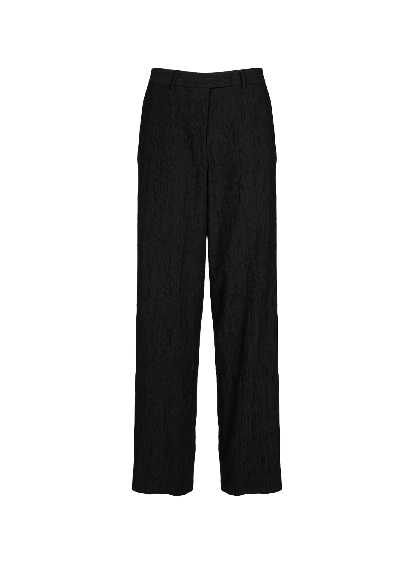 Pantaloni diritti stropicciati OFFICINE GENERALE Nero