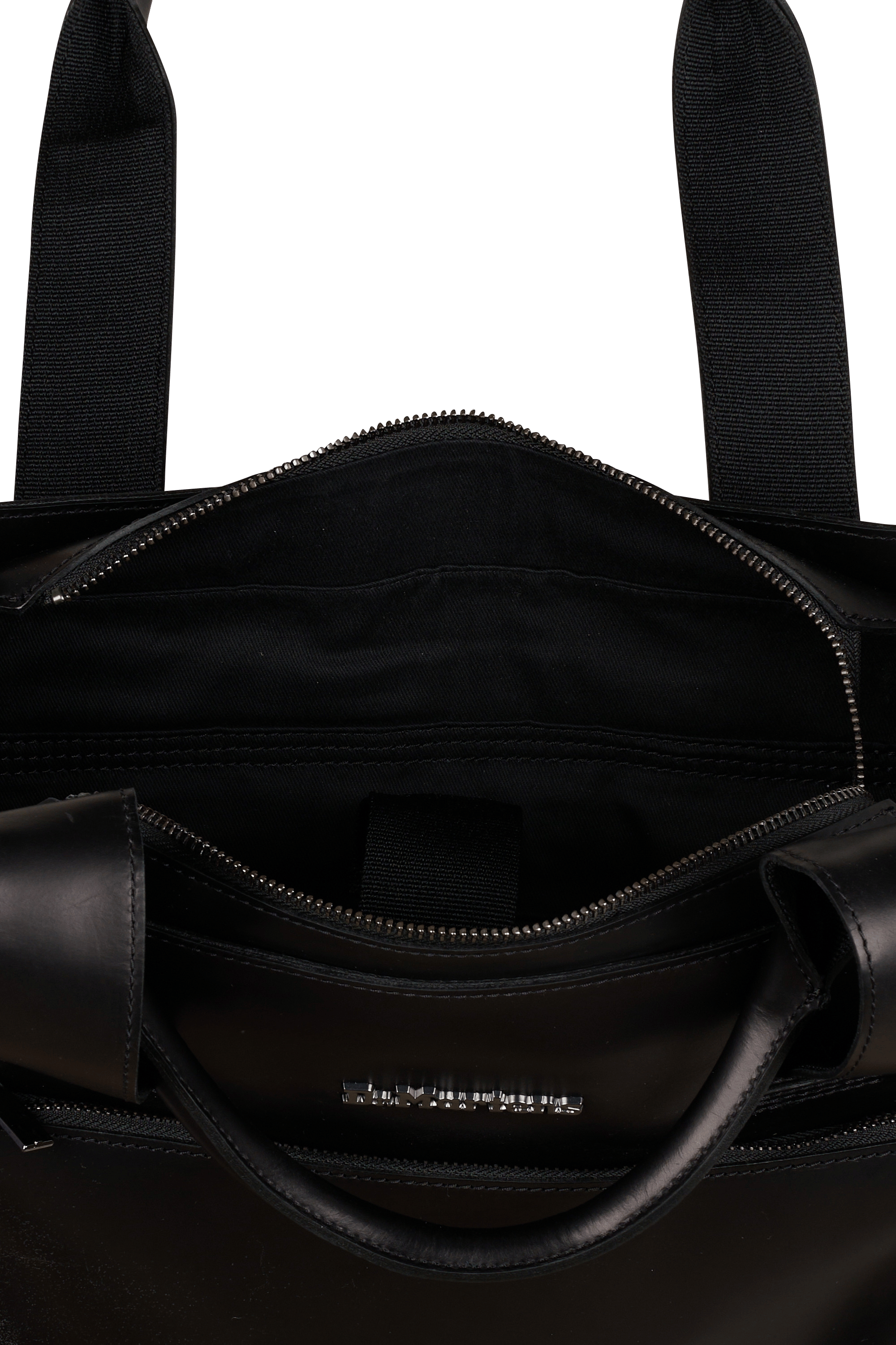 Sac shopping en cuir DR. MARTENS Noir