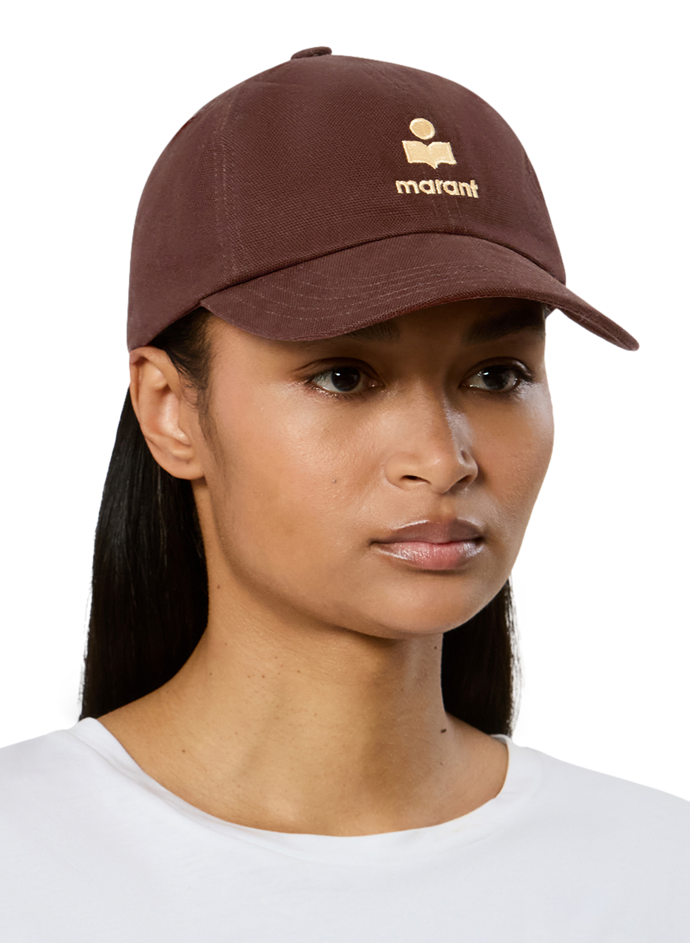 Baseballkappe aus bestickter Baumwollcanvas ISABEL MARANT Mehrfarbig