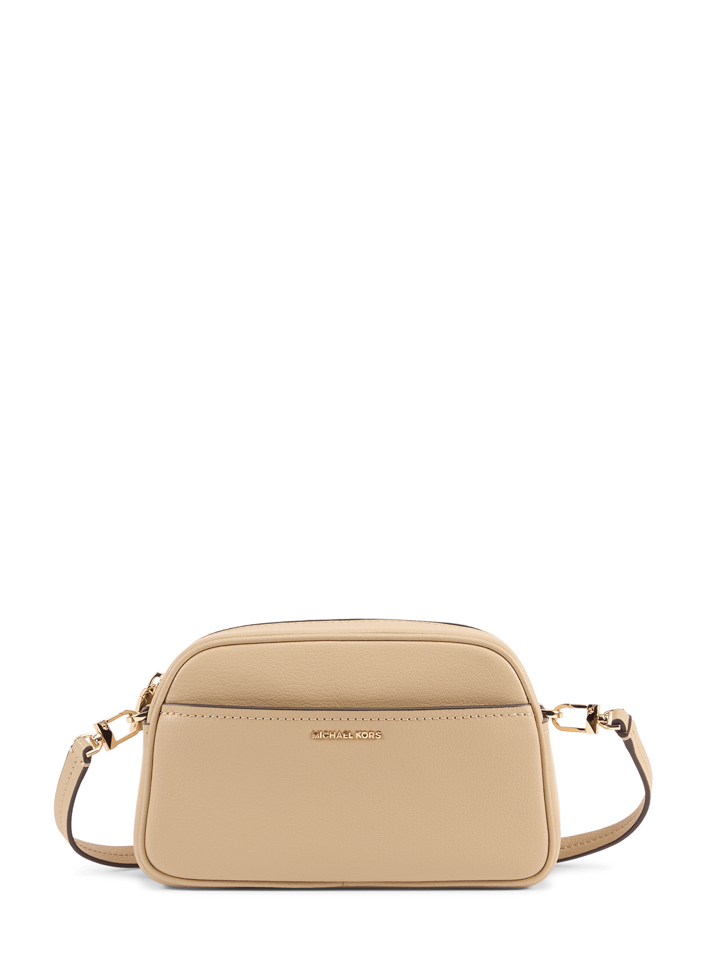 Sac à bandoulière Jet Set en cuir MICHAEL KORS Beige