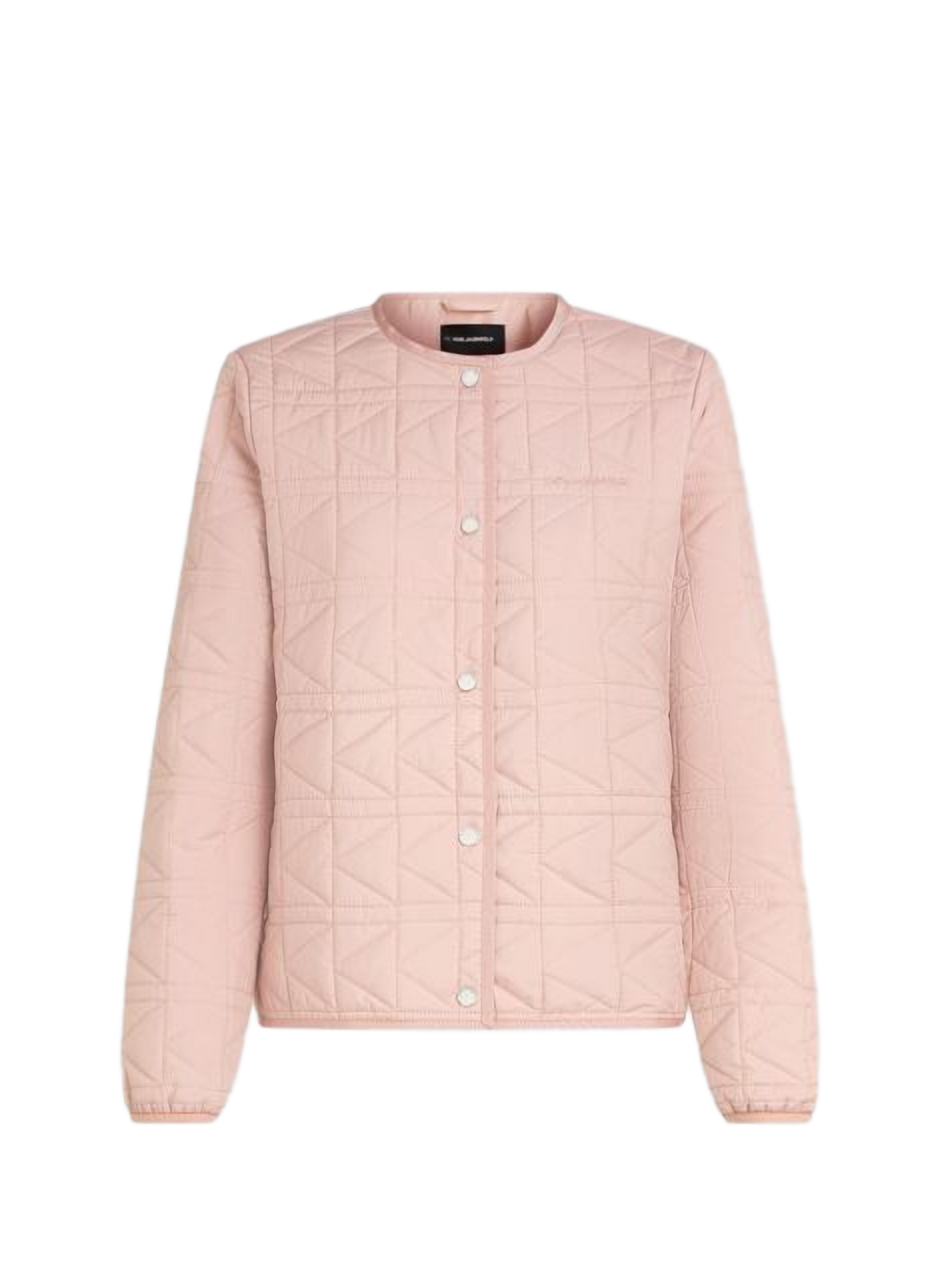 Manteau col rond  KARL LAGERFELD Rose