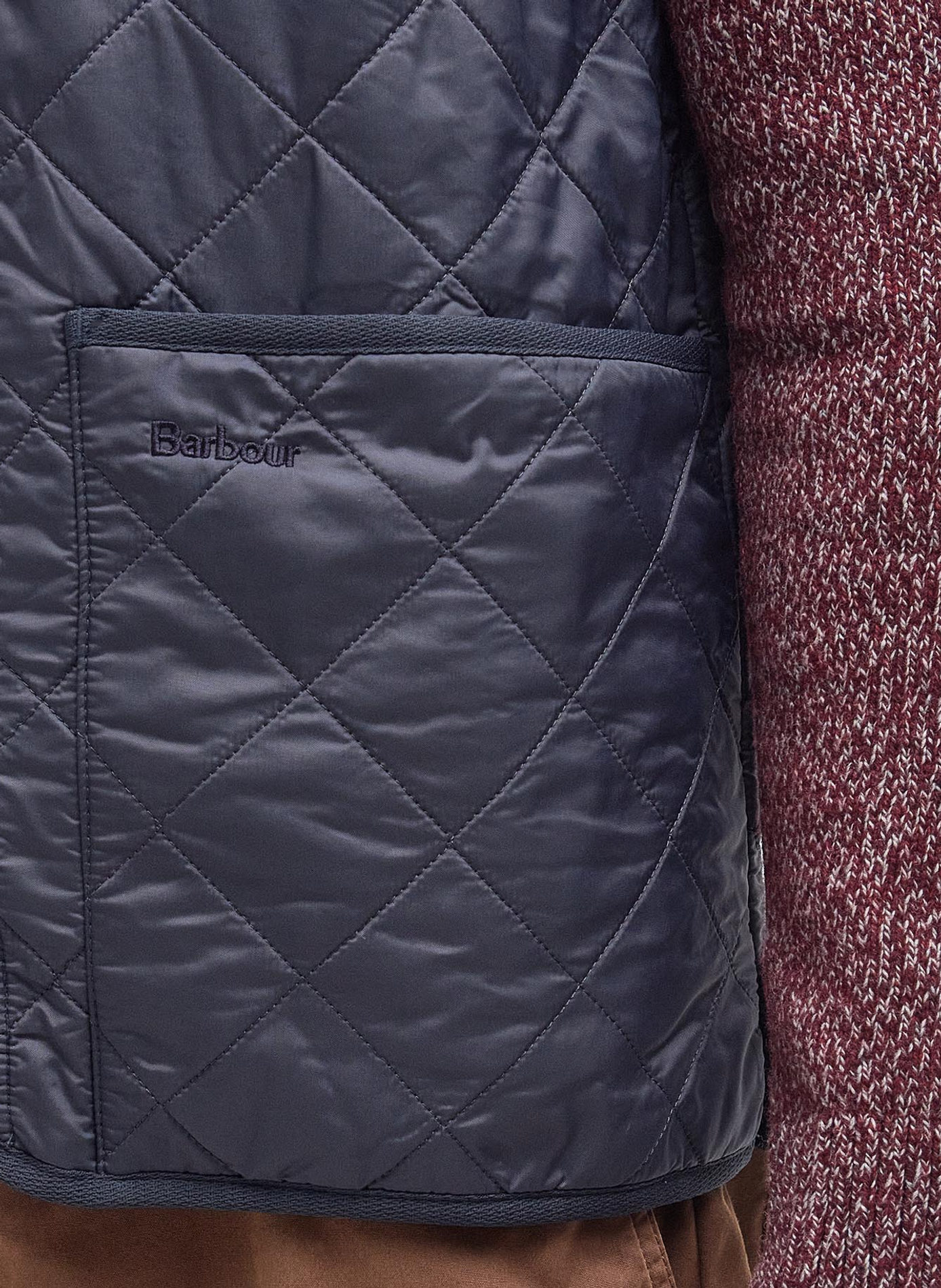 Quilted sleeveless jacket BARBOUR Blue