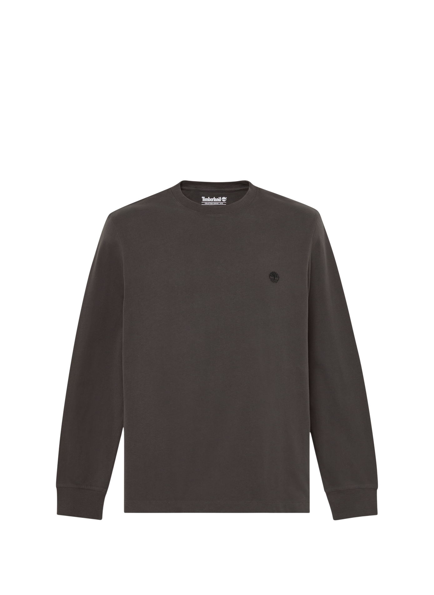 Straight T-shirt with embroidered logo in cotton TIMBERLAND Black