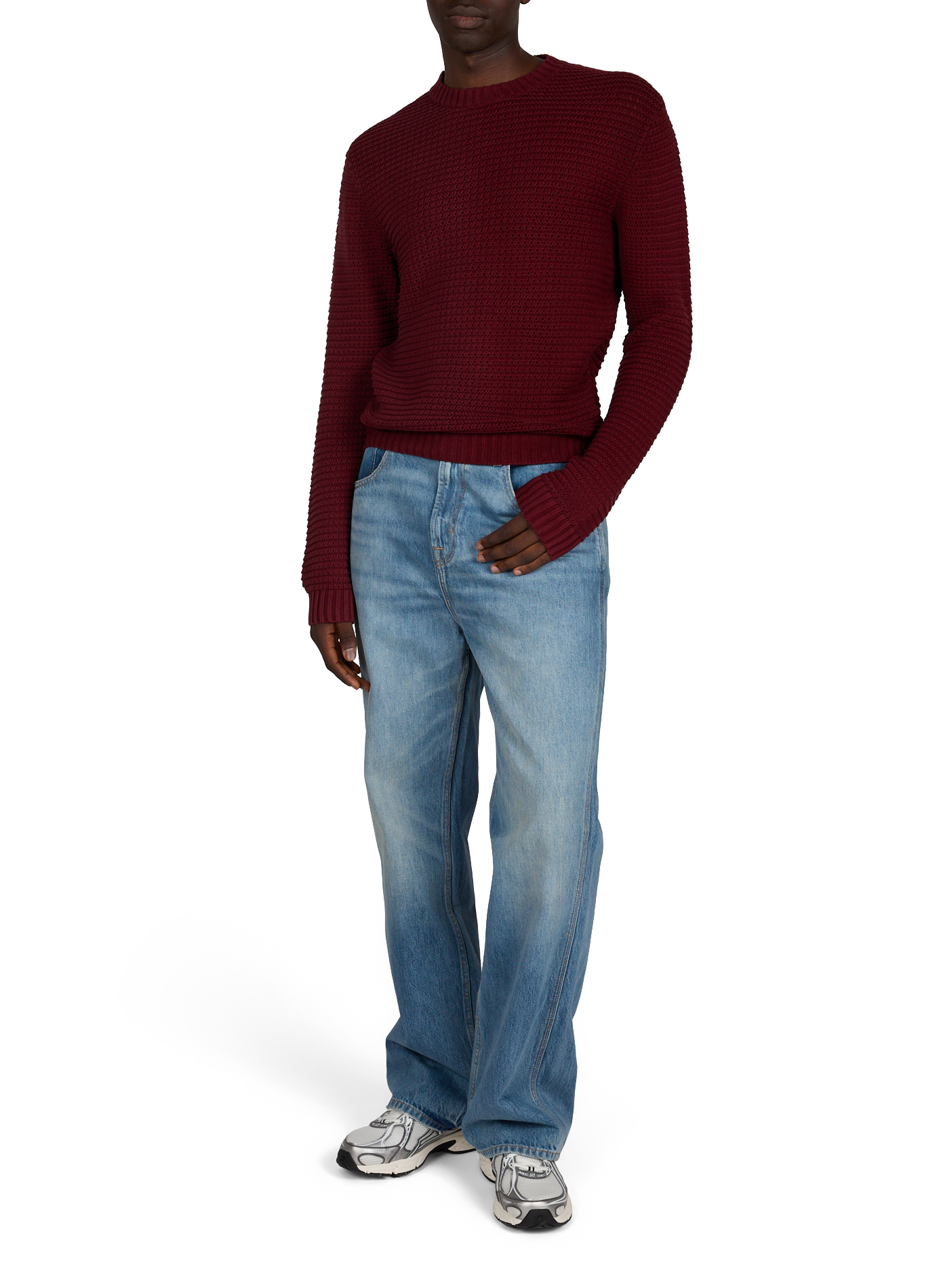 Oversized cotton sweater ARTE ANTWERP Red