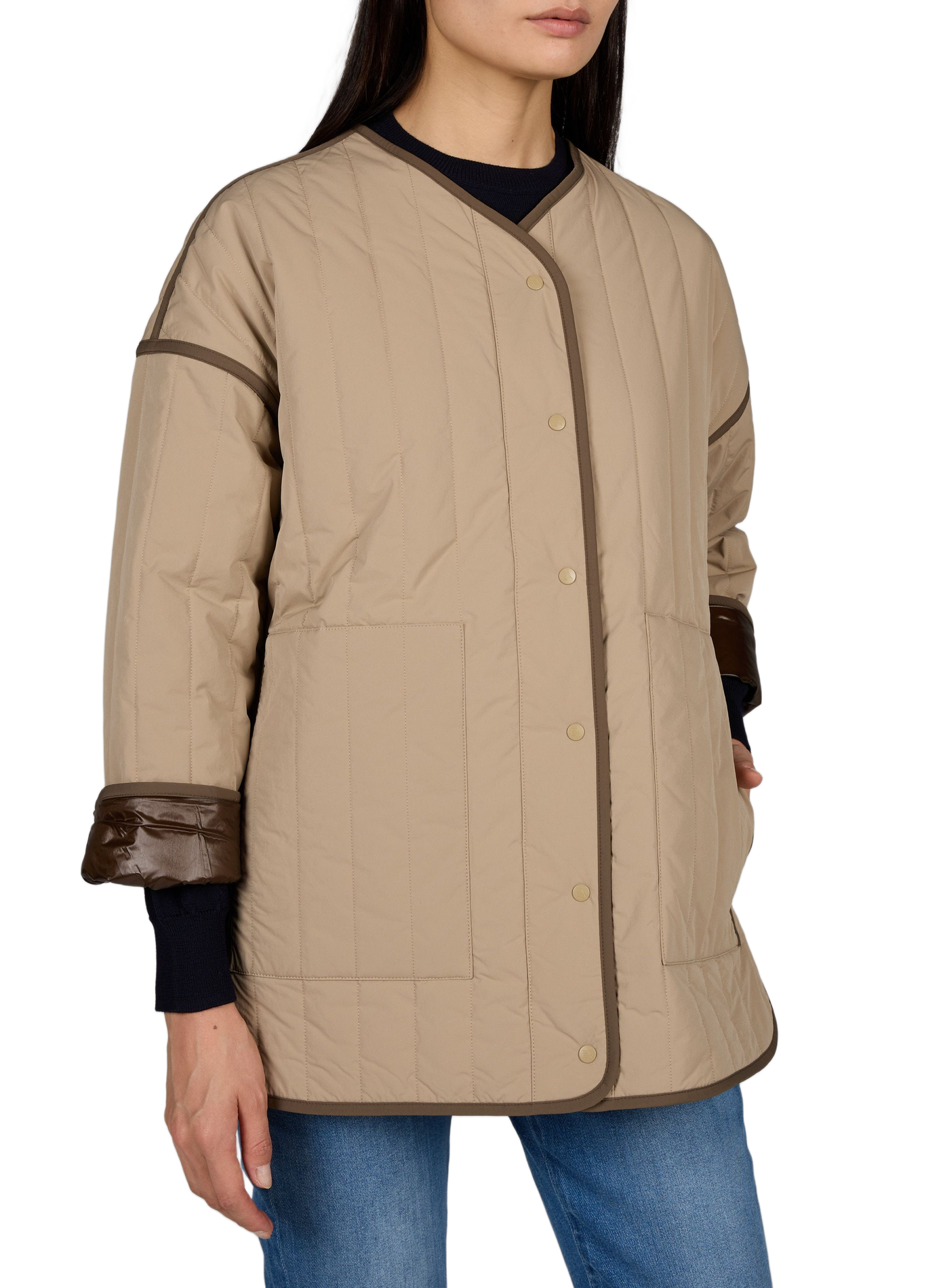 Veste manches longues matelassé AIGLE Beige