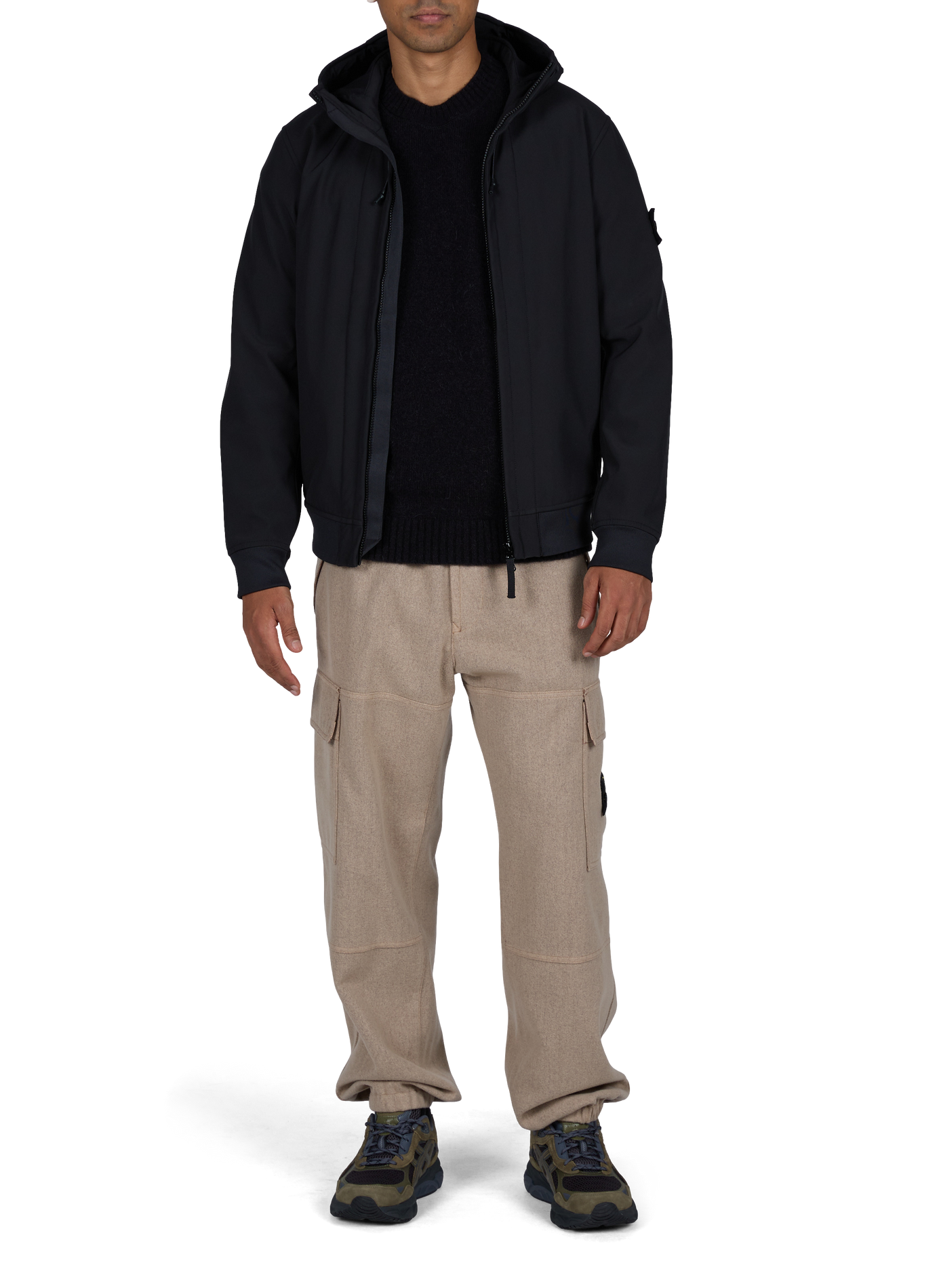 Jacke Der echte Claude STONE ISLAND Schwarz