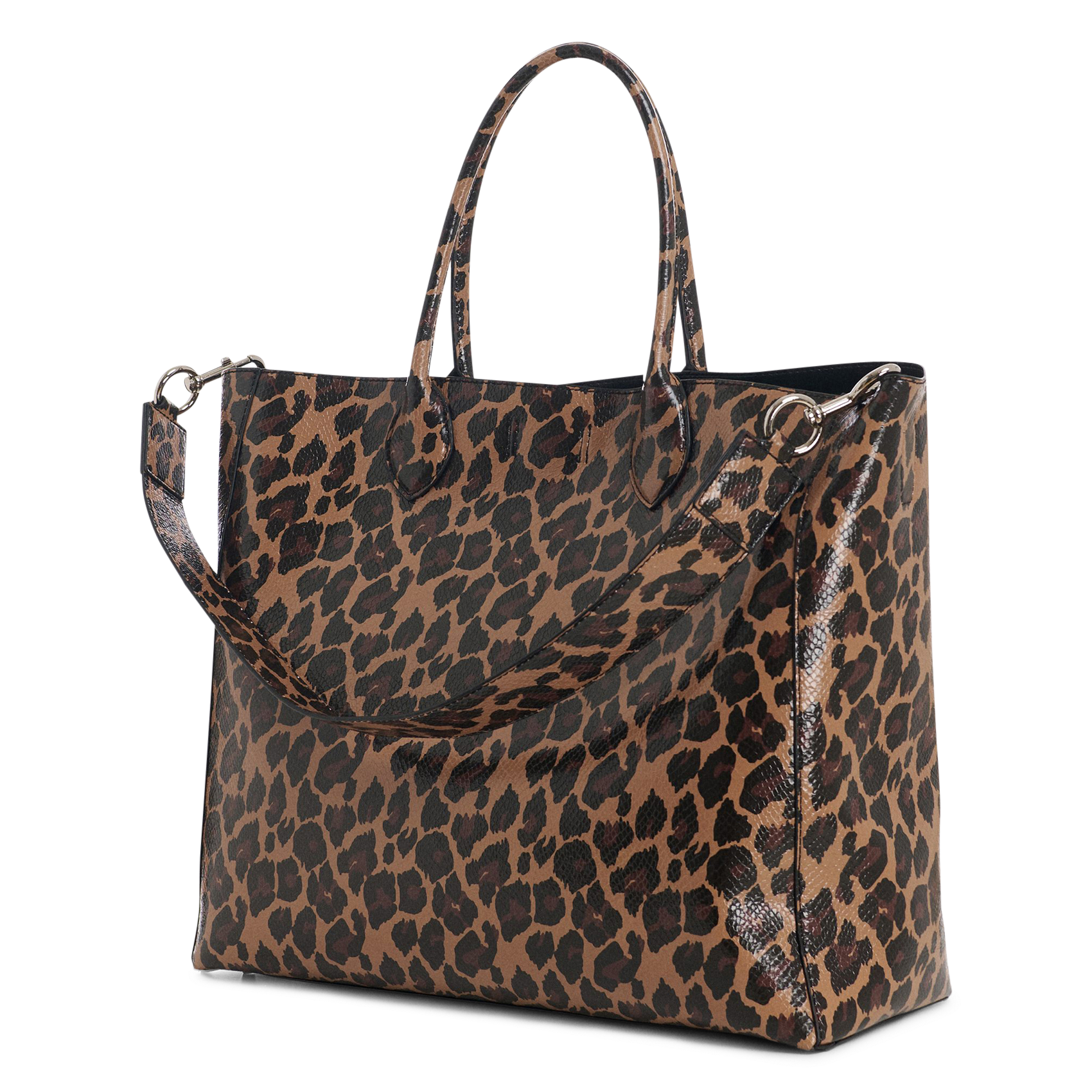 Sac cabas à carreaux konstantin ESSENTIEL ANTWERP Noir
