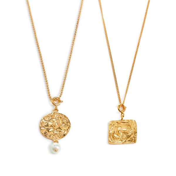 Colliers The Nymph's Charms en plaqué or