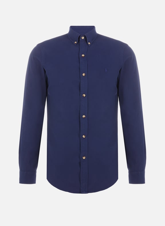 Chemise cintrée en coton Bleu by POLO RALPH LAUREN POLO RALPH LAUREN Chemise cintrée en coton Bleu