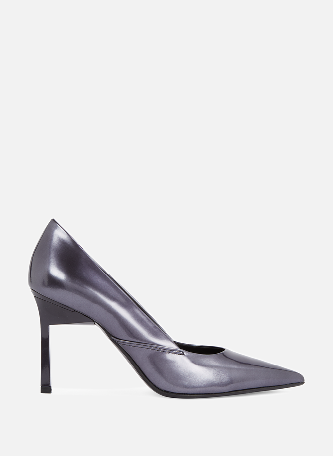 Leather heels CALVIN KLEIN