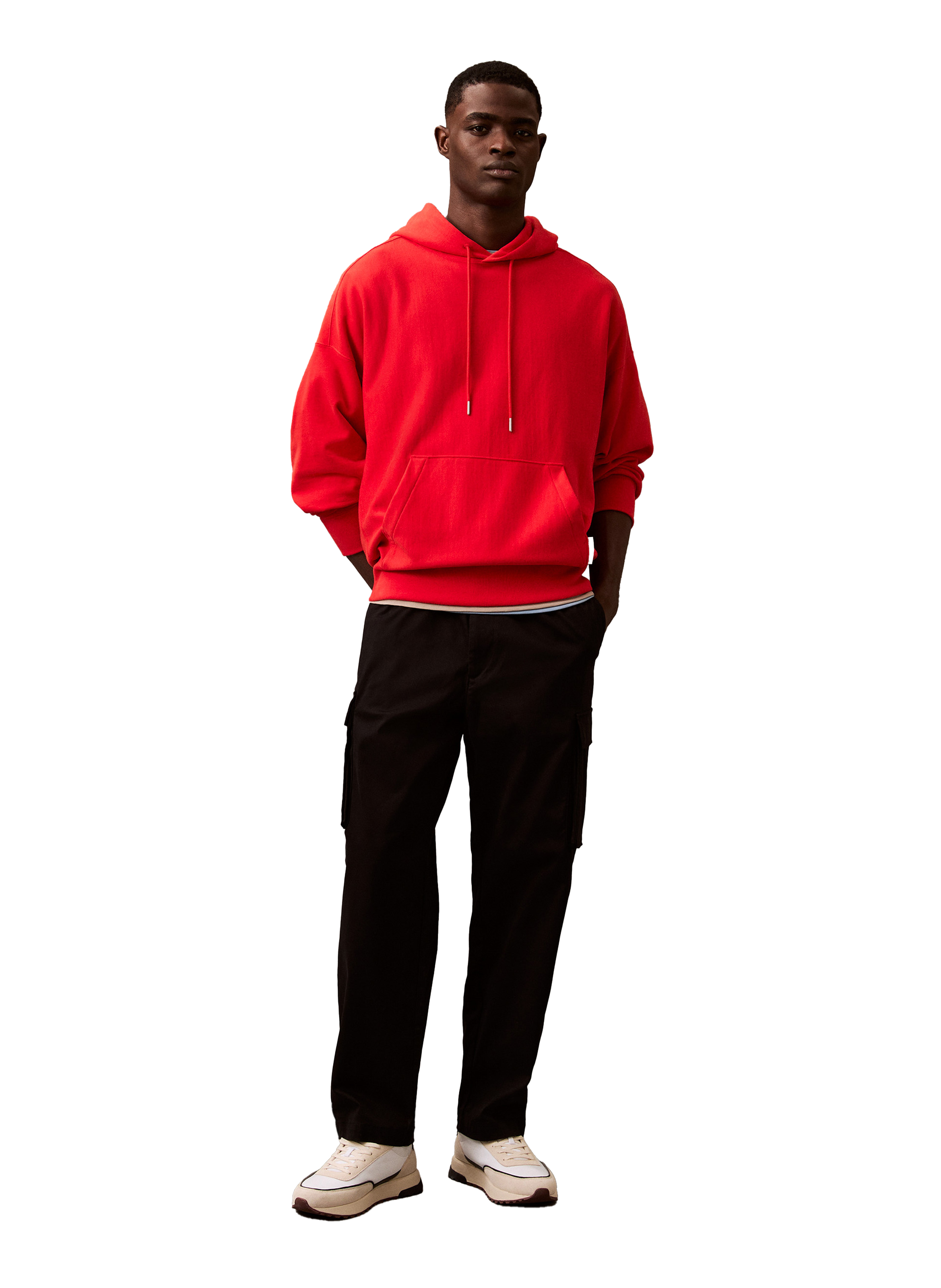 Cotton Cargo Pants CALVIN KLEIN Black