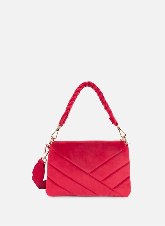Pochette - velvet matelassé | Rouge by LANCASTER Pochette - velvet matelassé Rouge