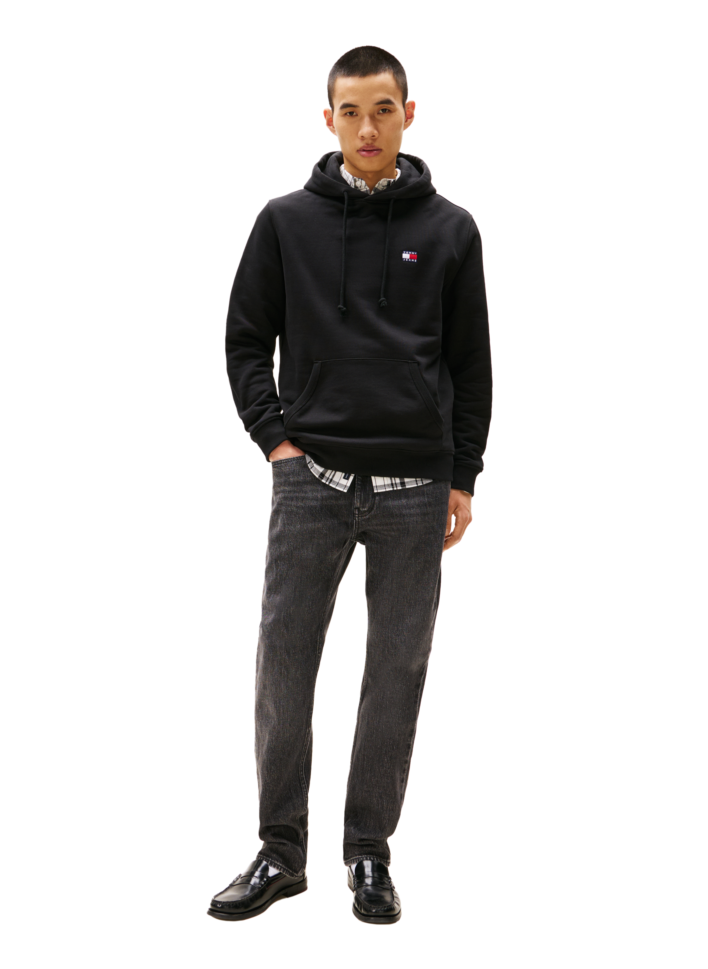 Cotton hoodie TOMMY HILFIGER Black