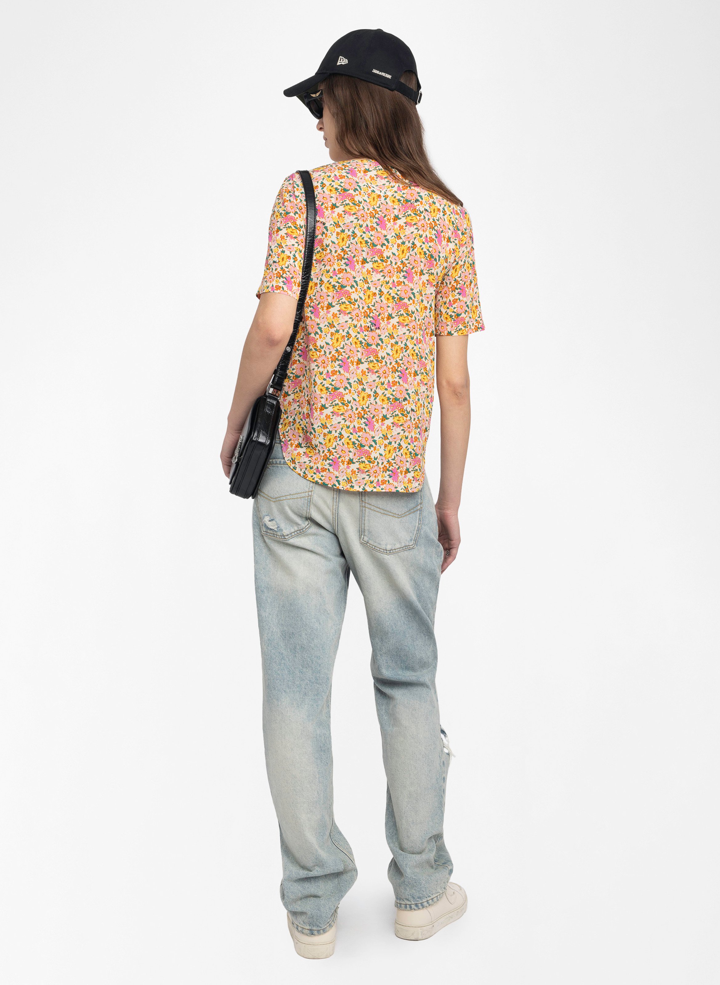 Top droit imprimé terzo ZADIG&VOLTAIRE Blanc