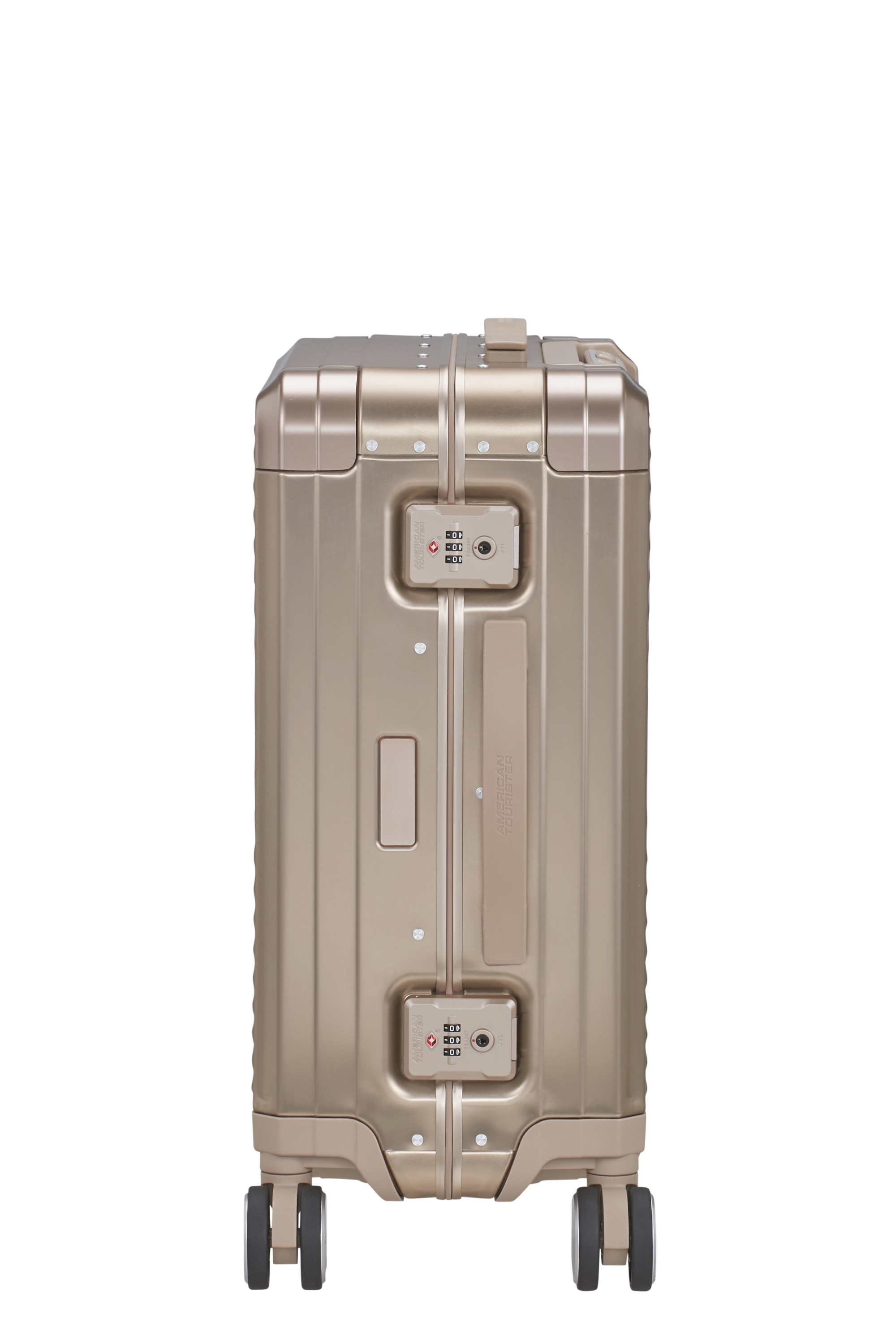 Soundbox alu valise 4 roues taille s AMERICAN TOURISTER Doré