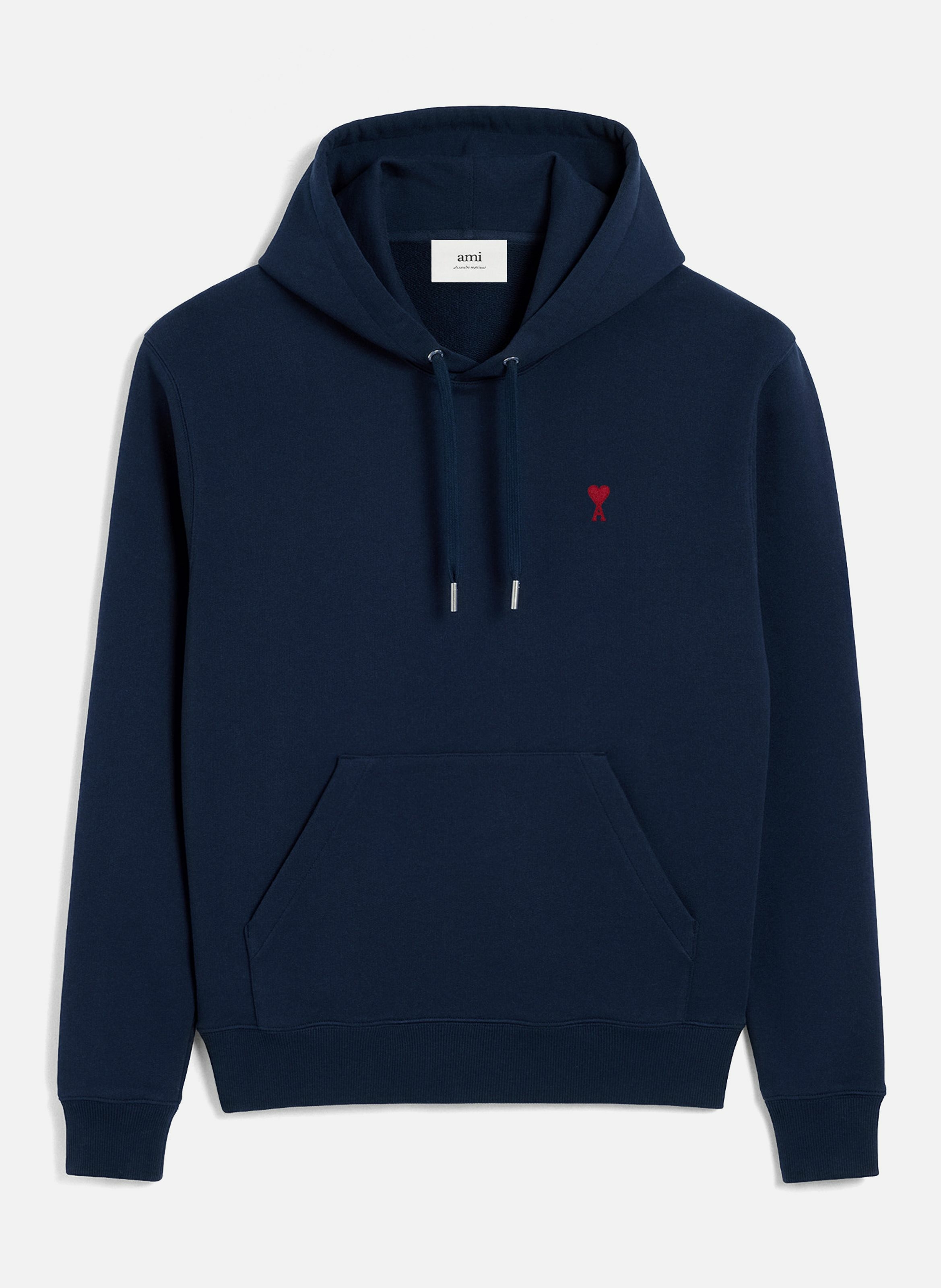 Hoodie ami de coeur rouge unisexe AMI PARIS Bleu