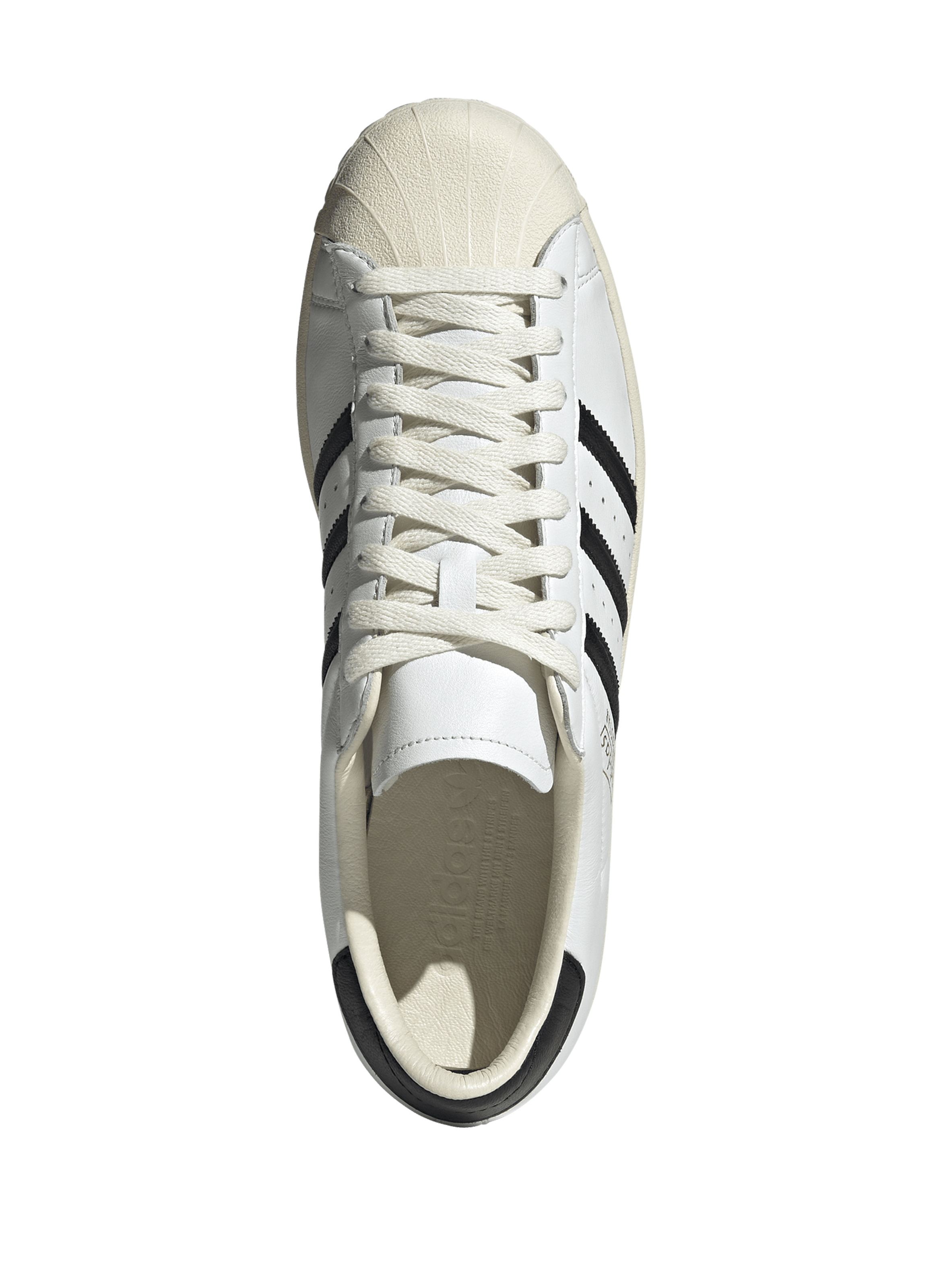 Baskets Superstar en cuir ADIDAS Blanc