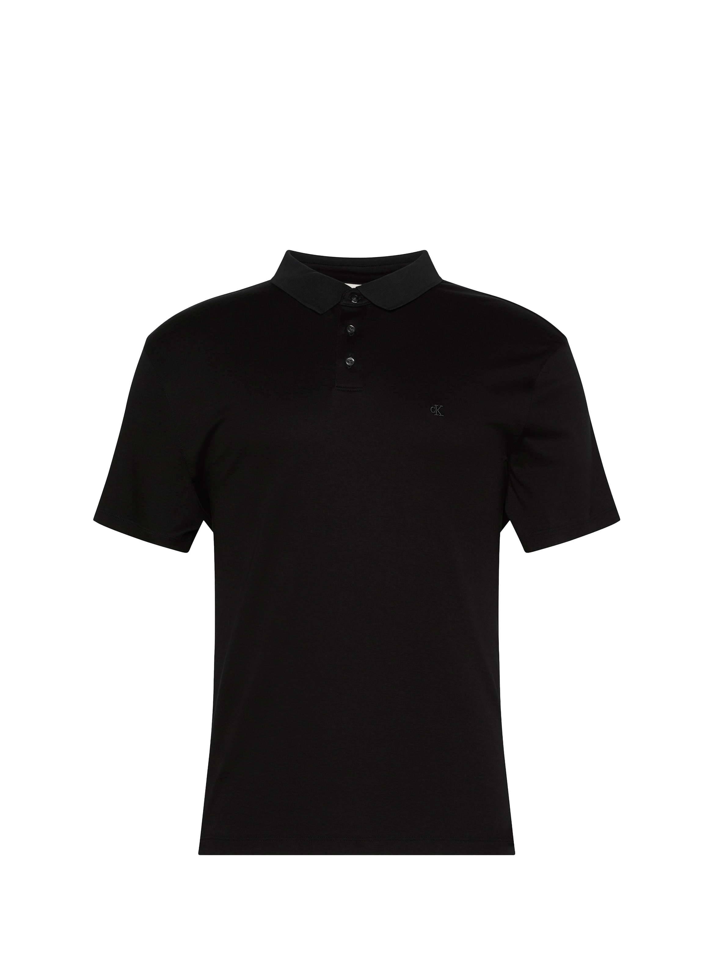 Baumwollpolo CALVIN KLEIN Schwarz