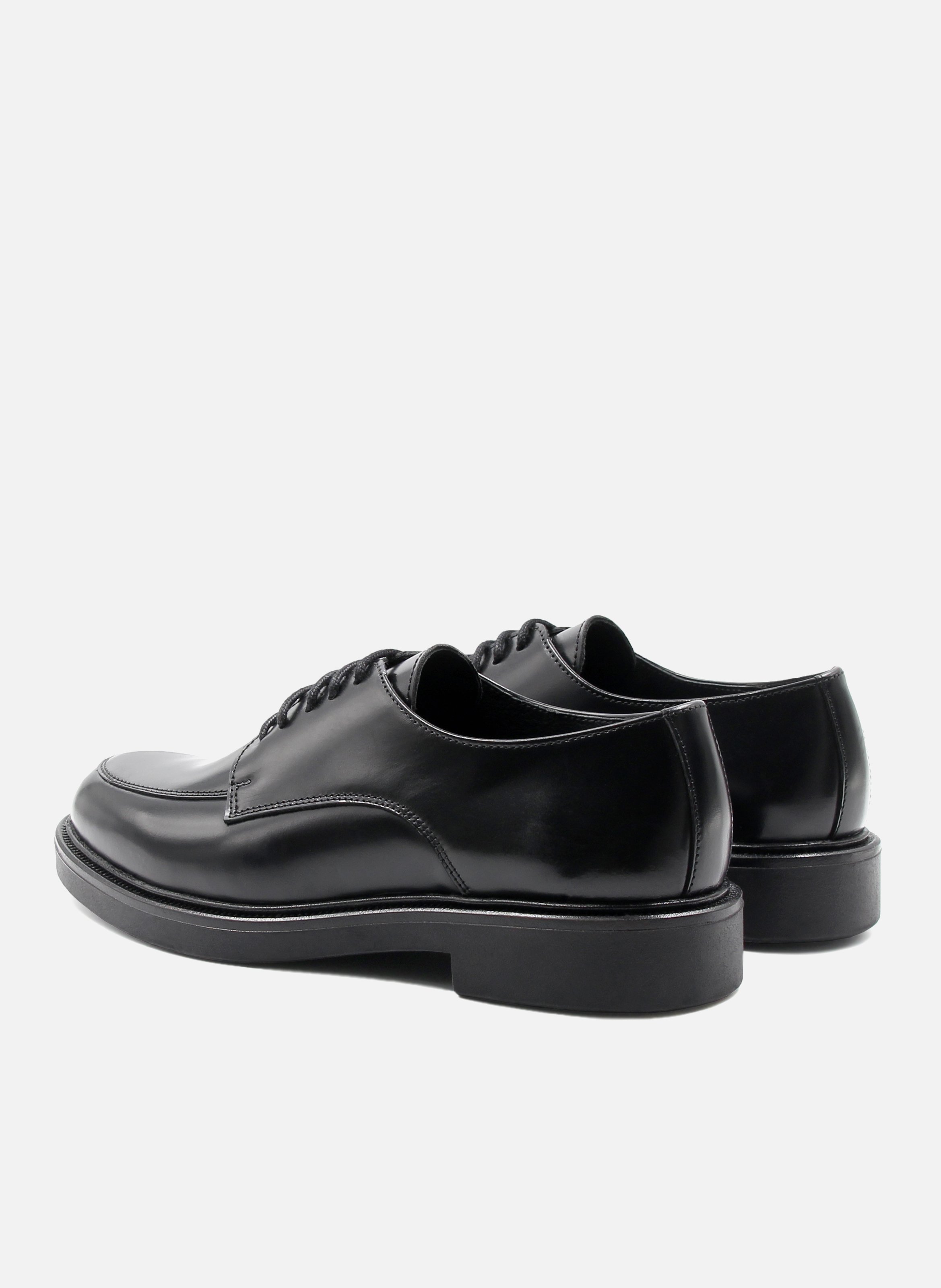 Derbies cuir brillant JULES & JENN Noir
