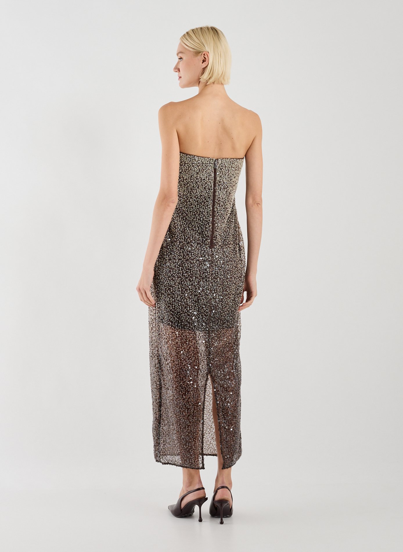 Robe tube perlée ROTATE Multicolore