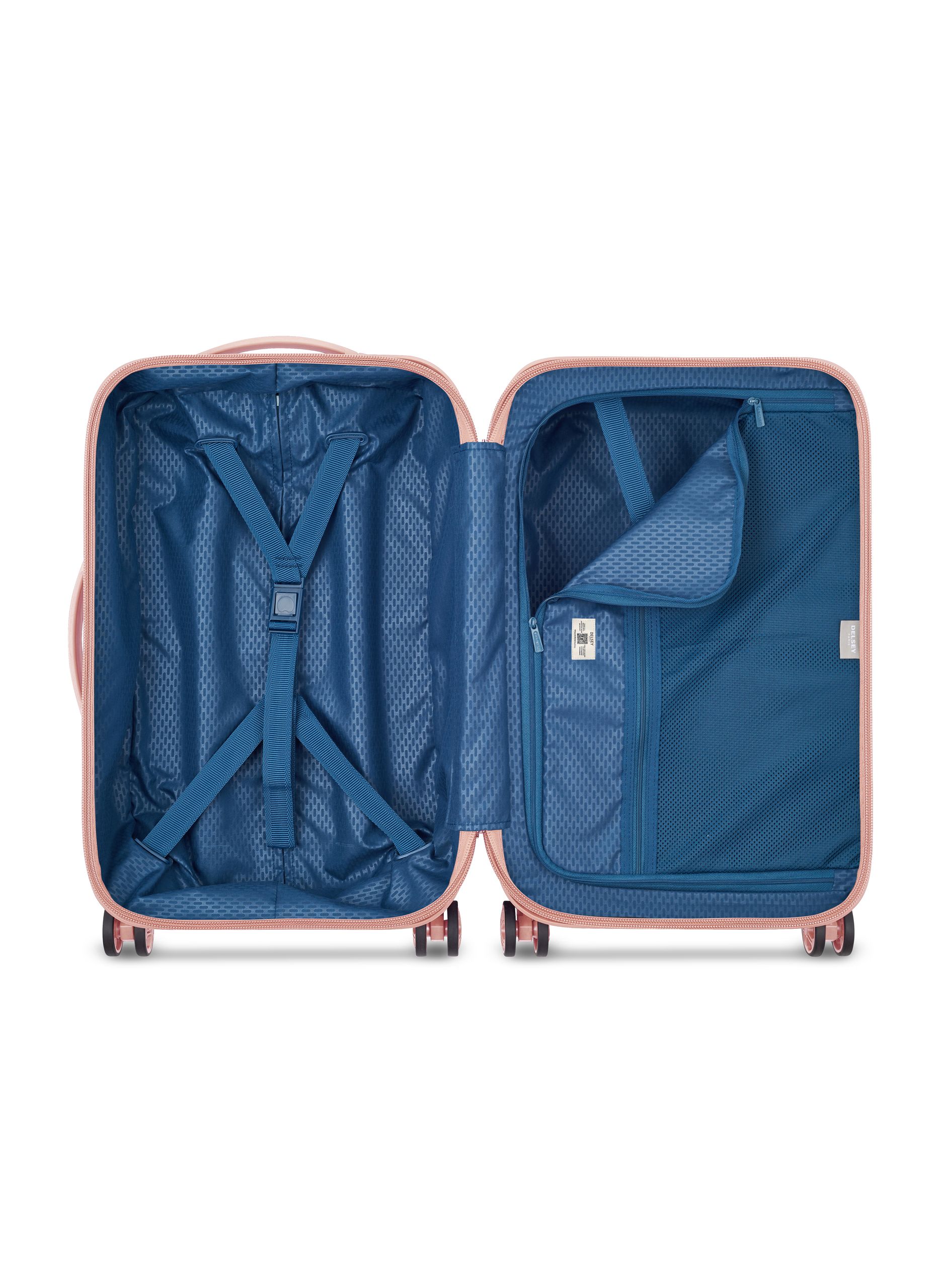 Valise cabine rigide taille s - turenne DELSEY PARIS Rose