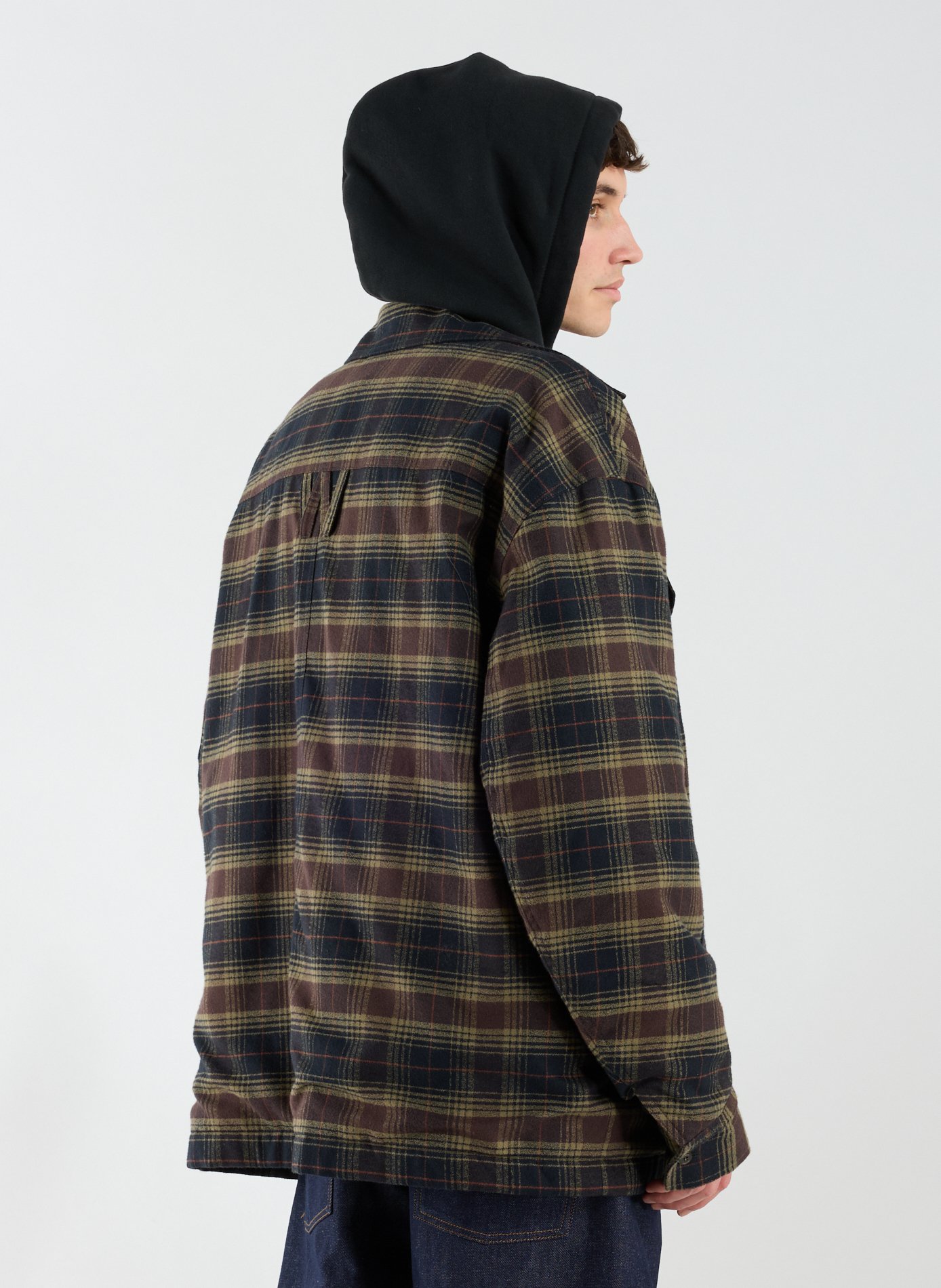 Oversized checkered cotton overshirt WILLY CHAVARRIA Multicolour