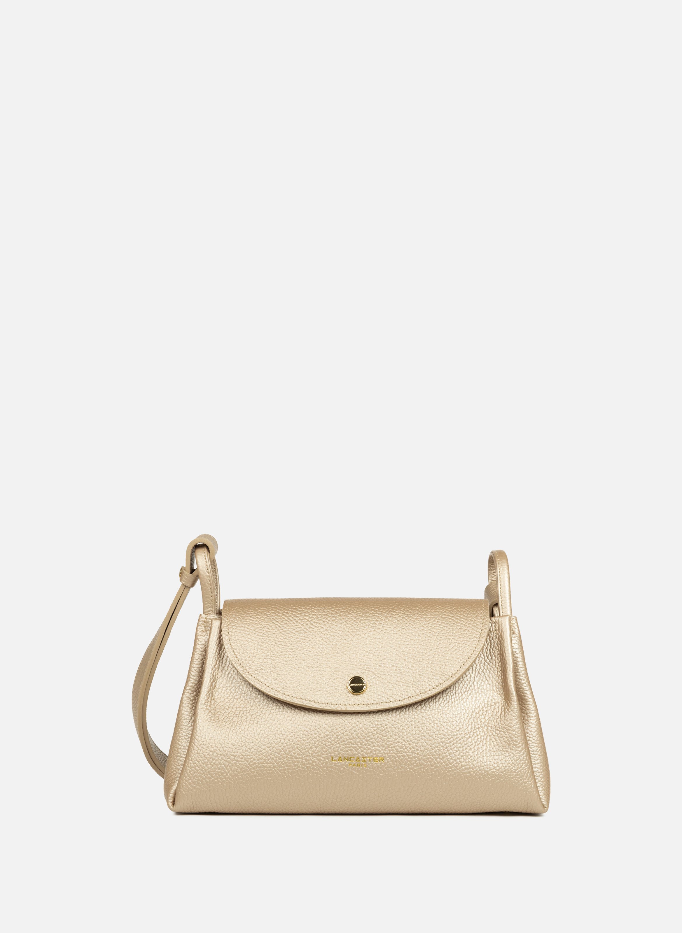 LANCASTER Grand sac trotteur - accordéon double Doré