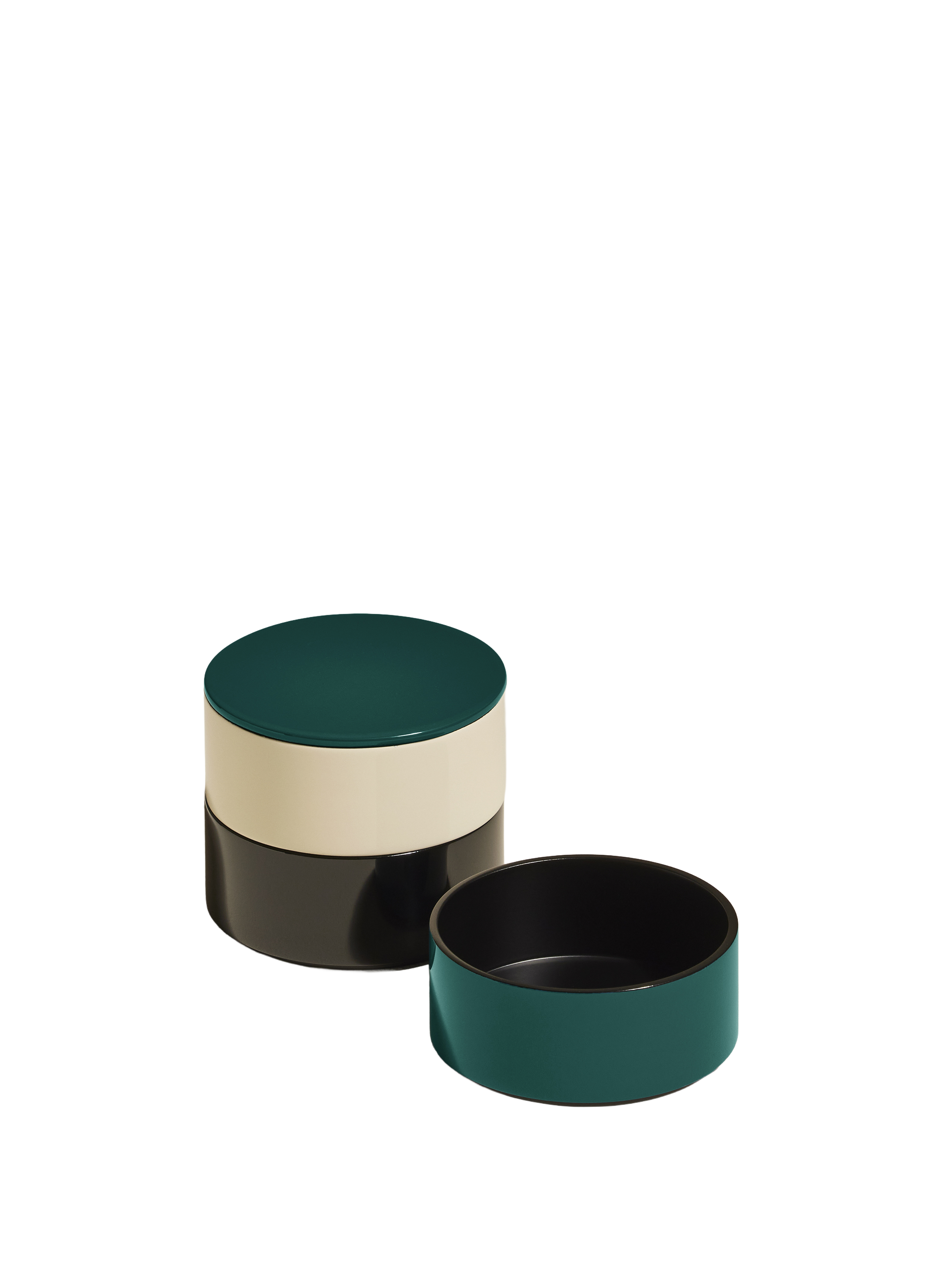 Boite ronde à bijoux totem MAISON SARAH LAVOINE Bleu