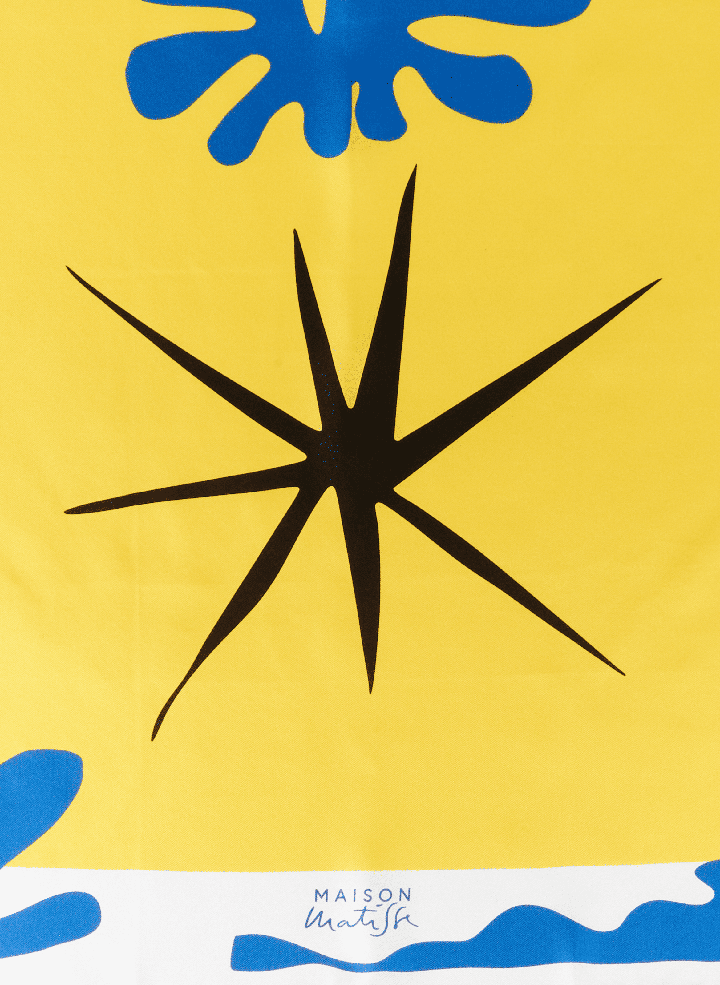 Matisse Spring silk square scarf PETRUSSE Yellow