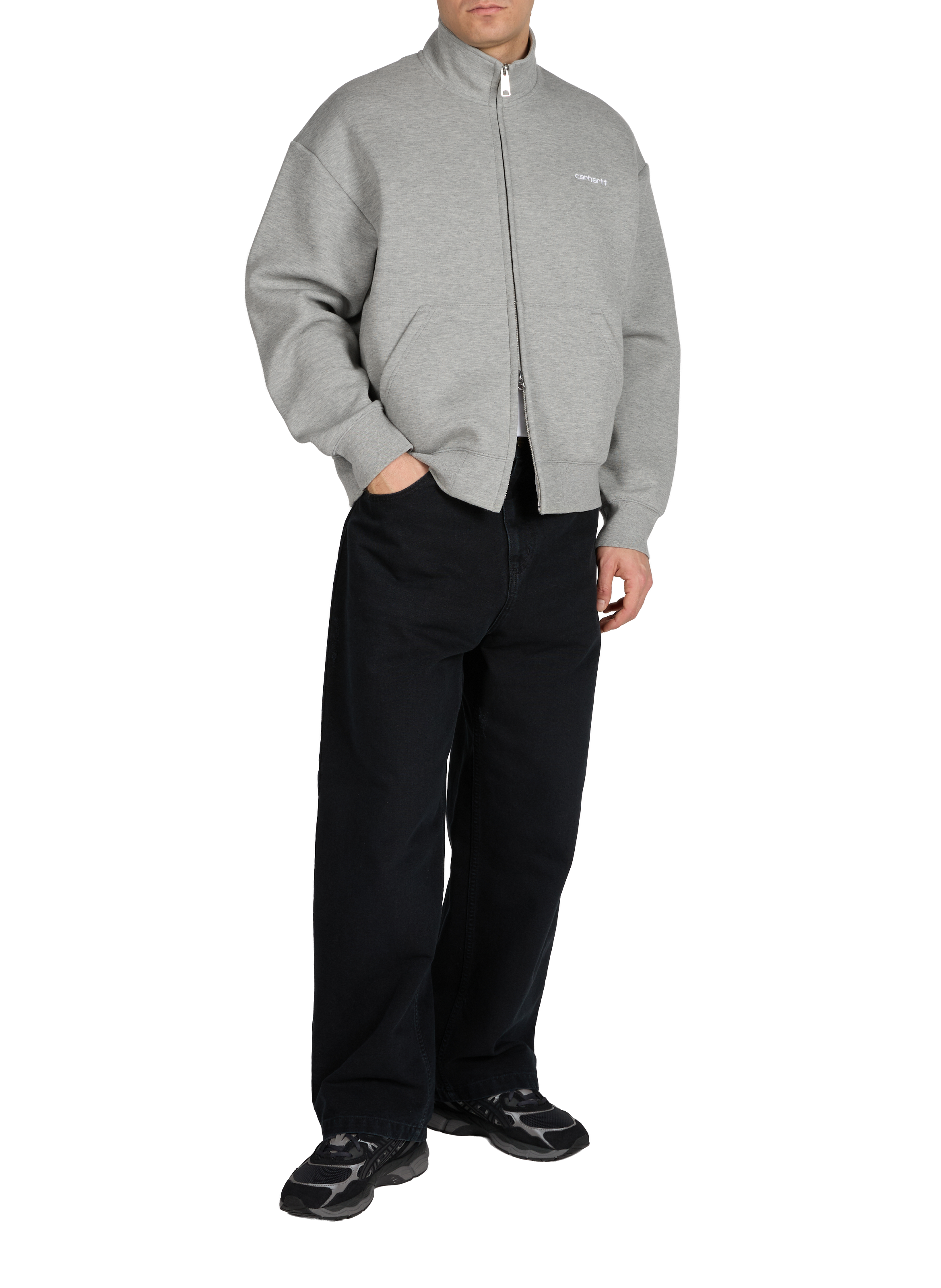 Five-pocket cotton jeans CARHARTT WIP Black