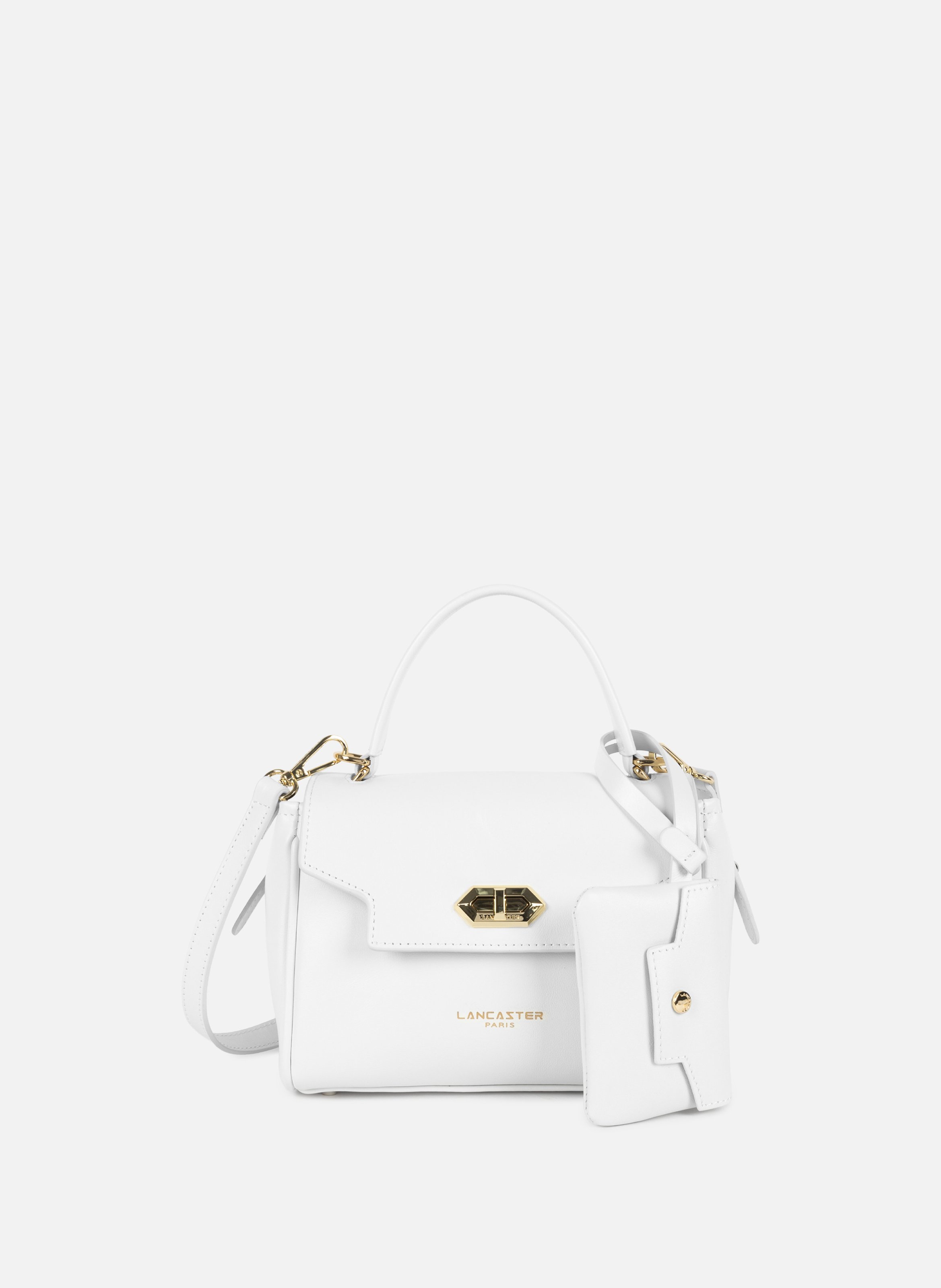 Small handbag - mademoiselle grace LANCASTER White