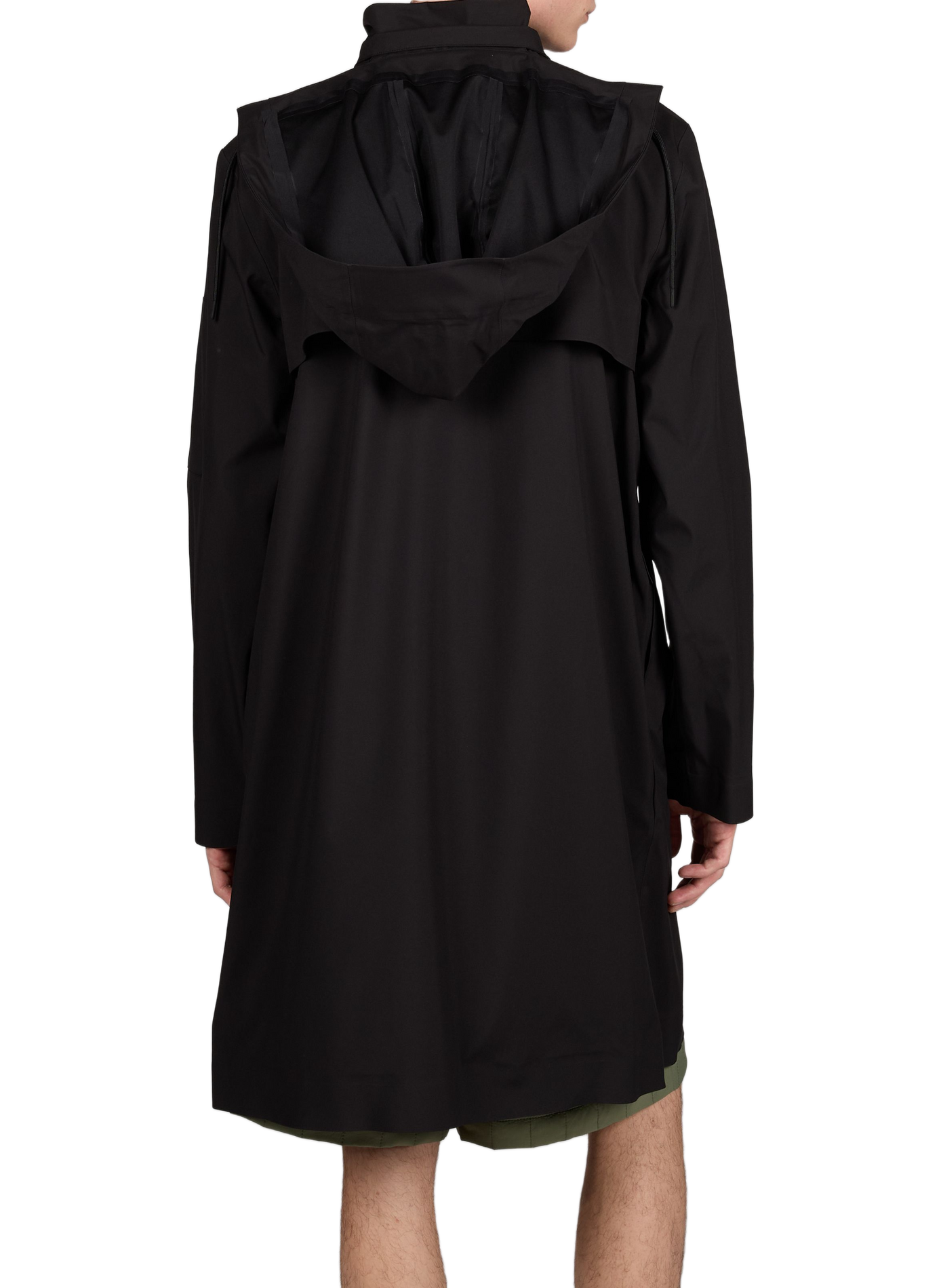 Parka Suva à capuche amovible RAINS Noir