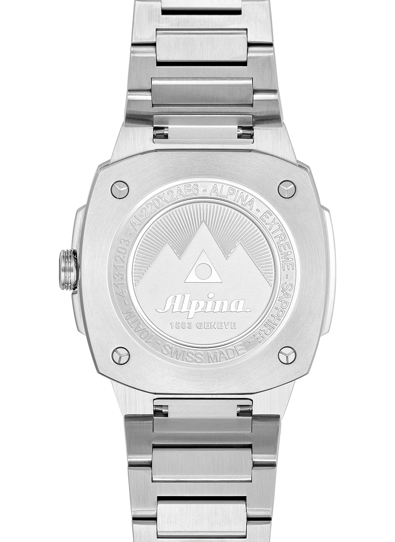 Montre quartz Extreme Quartz en acier inoxydable ALPINA Bleu