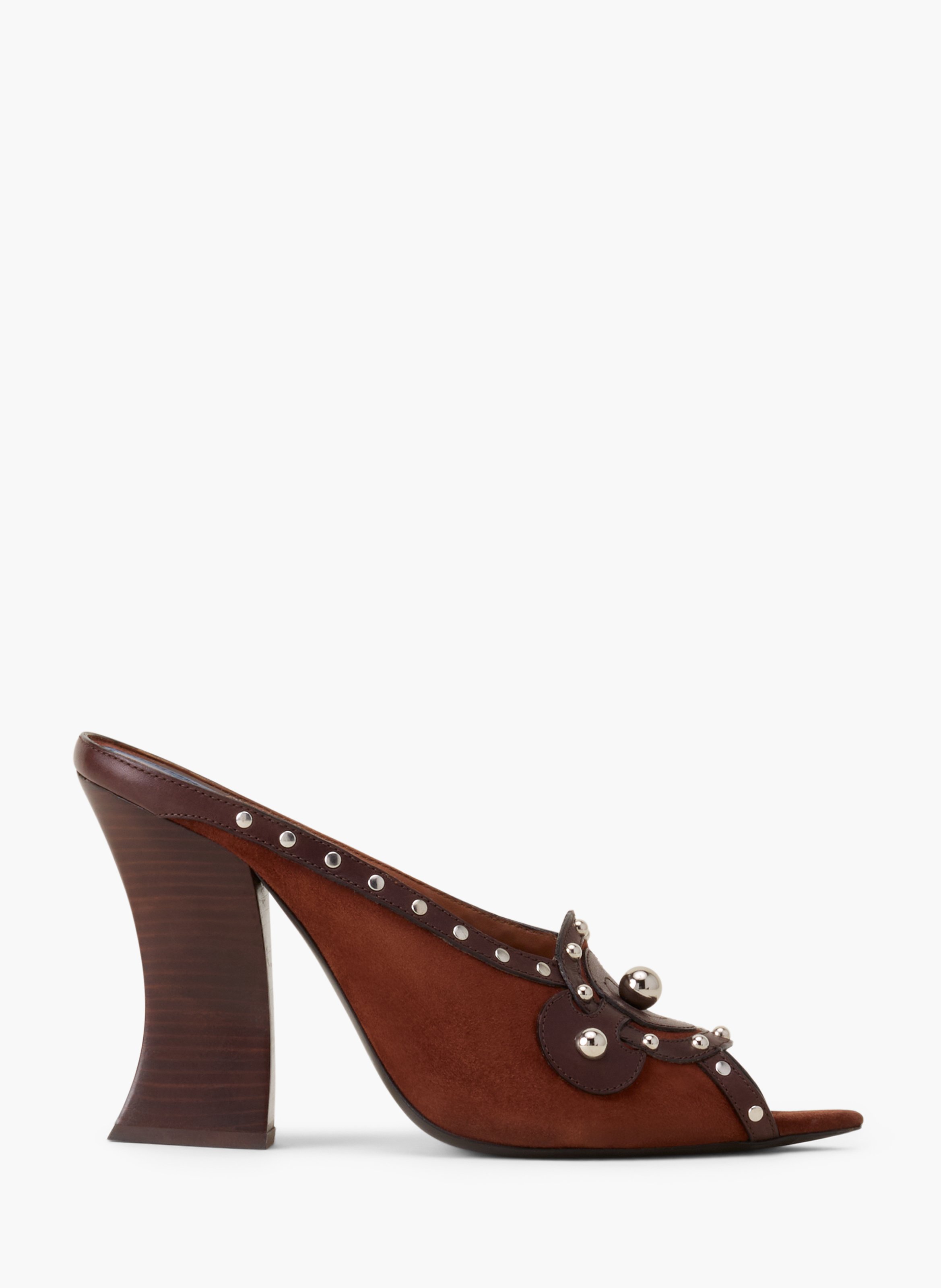 Mule a talon eclipse arch LANVIN Marron