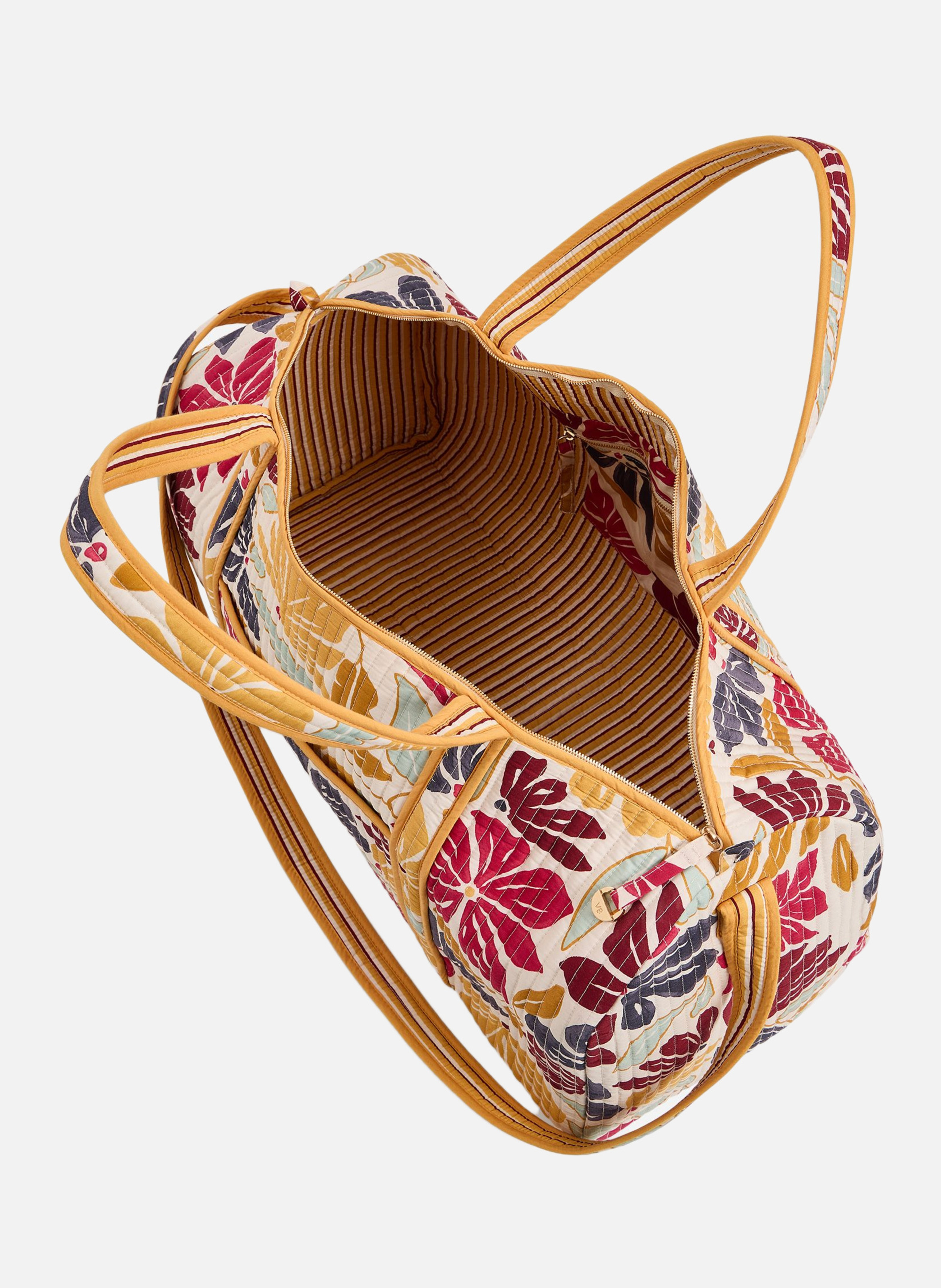 Sac bowling en coton Multicolore