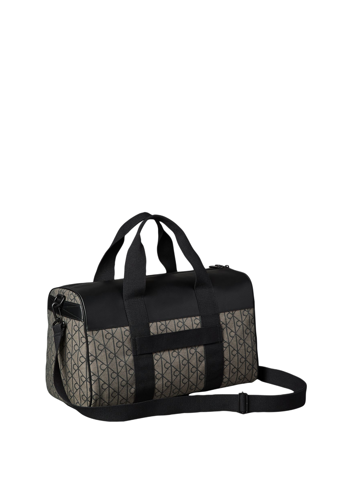 Bi-material travel bag with logo print CALVIN KLEIN Multicolour