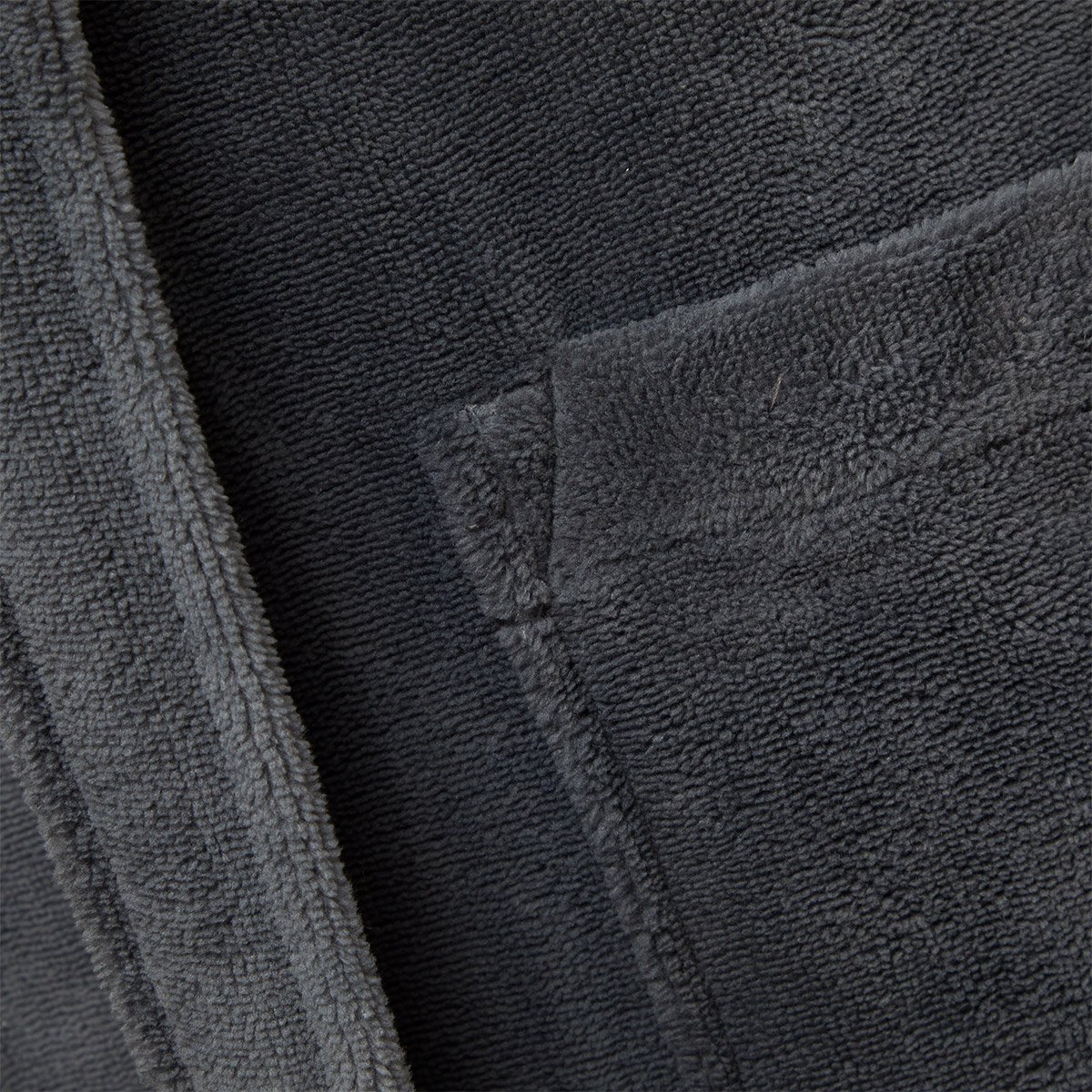 Peignoir long en polaire, decembre DESFORGES Gris
