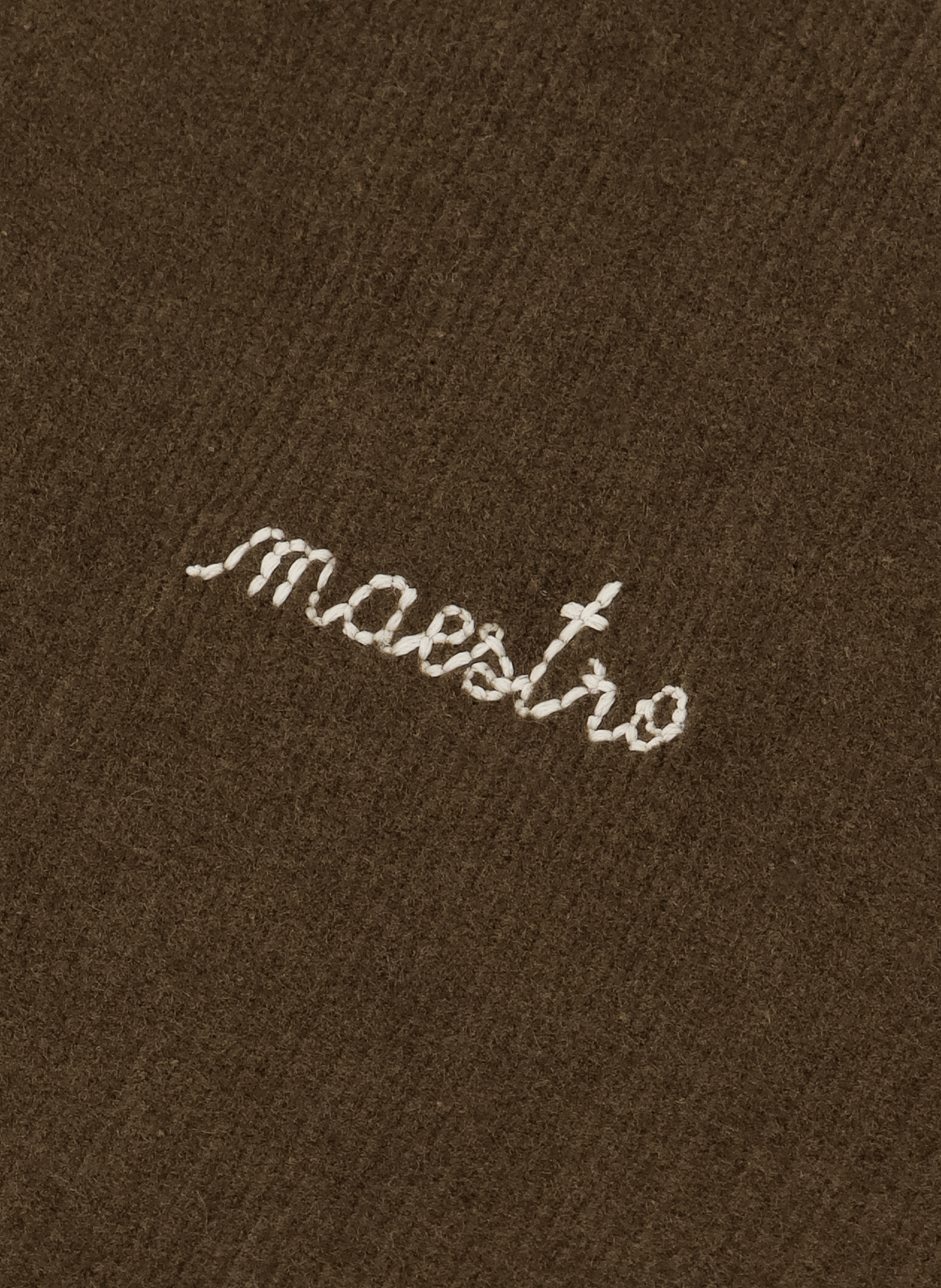 Straight classic collar shirt in blended cotton MAISON LABICHE Brown