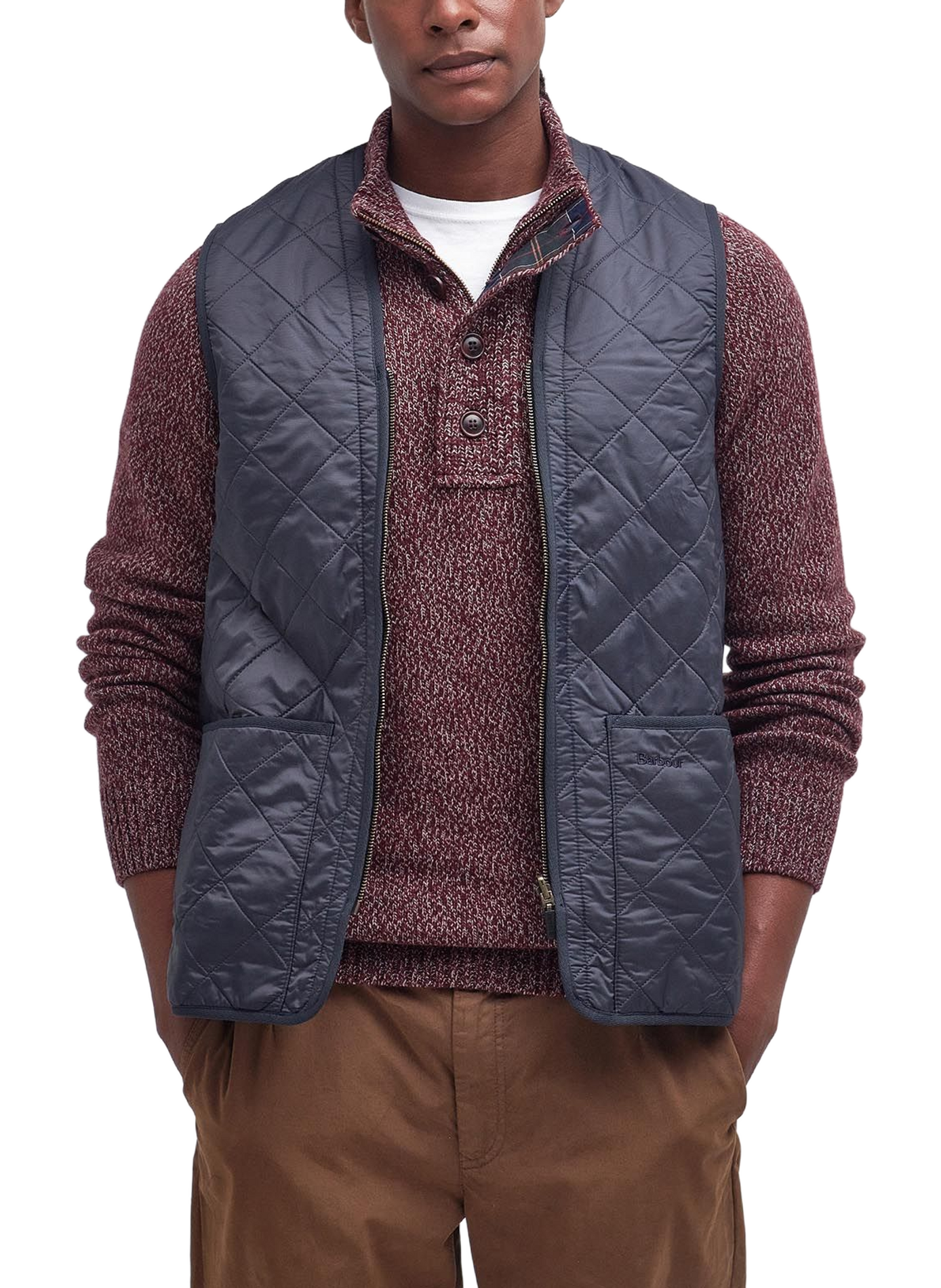 Quilted sleeveless jacket BARBOUR Blue