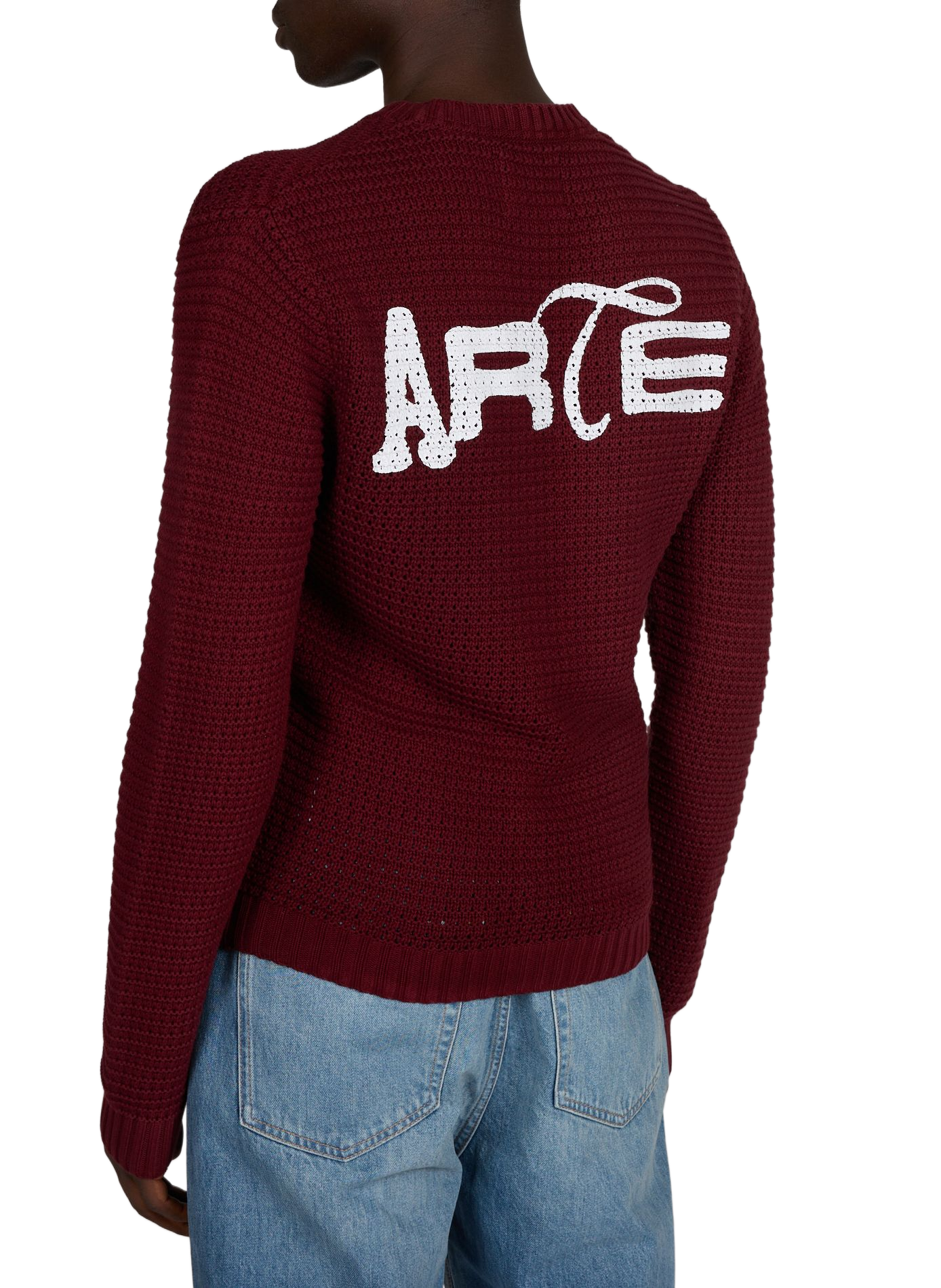 Oversized cotton sweater ARTE ANTWERP Red
