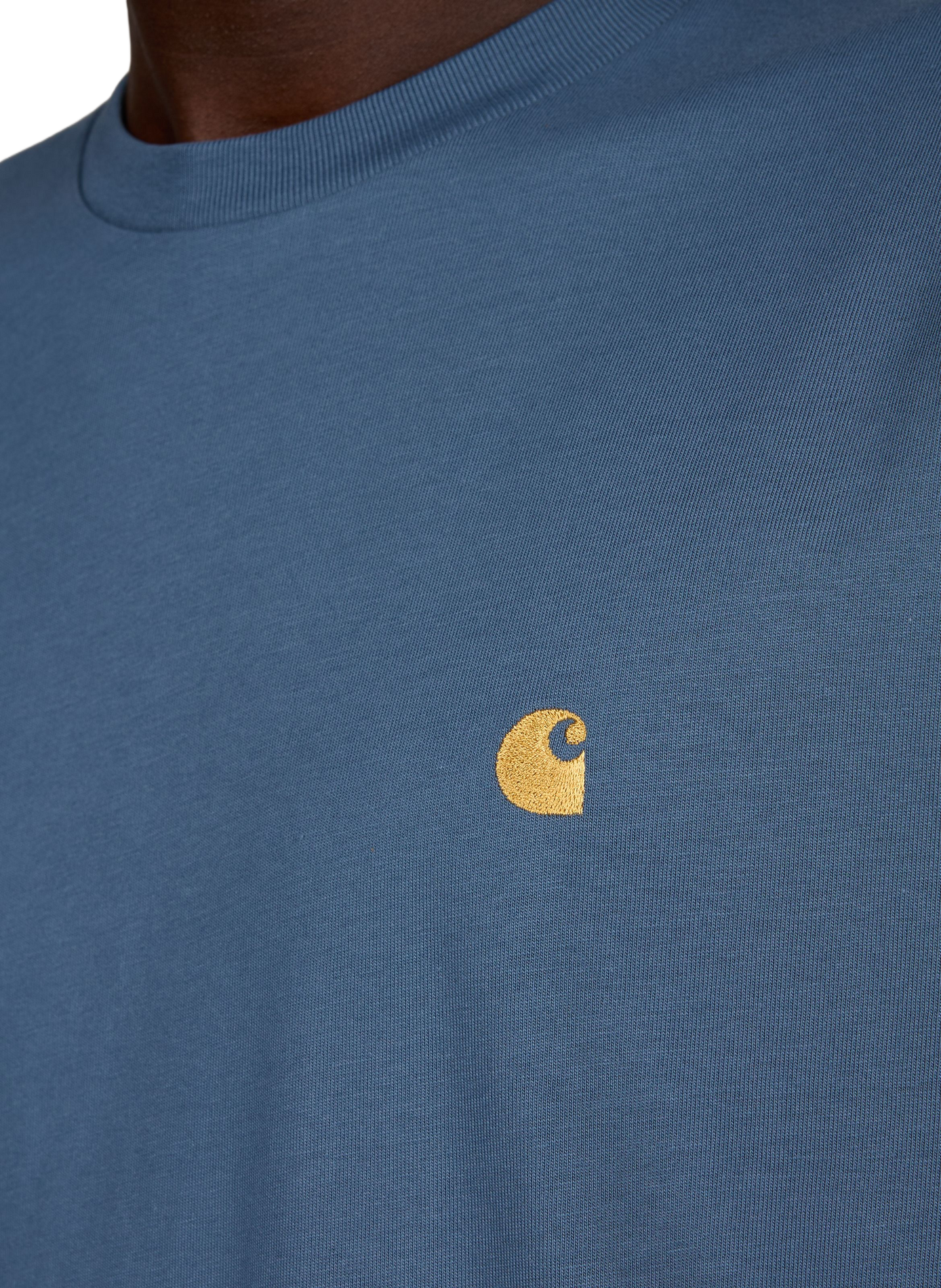 Camiseta de manga corta de algodón CARHARTT WIP Azul