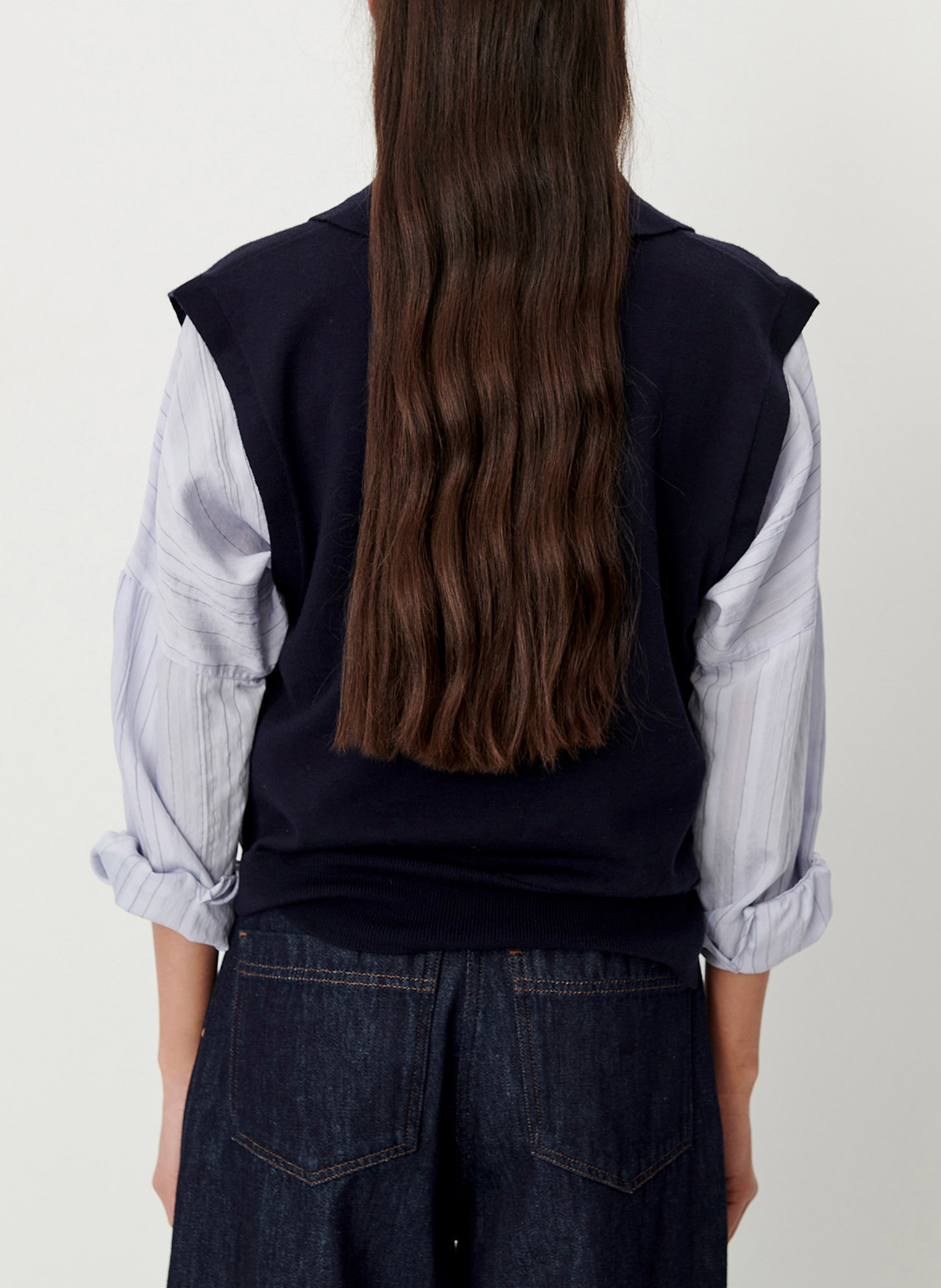 Pull oversize en laine mathy SESSUN Bleu