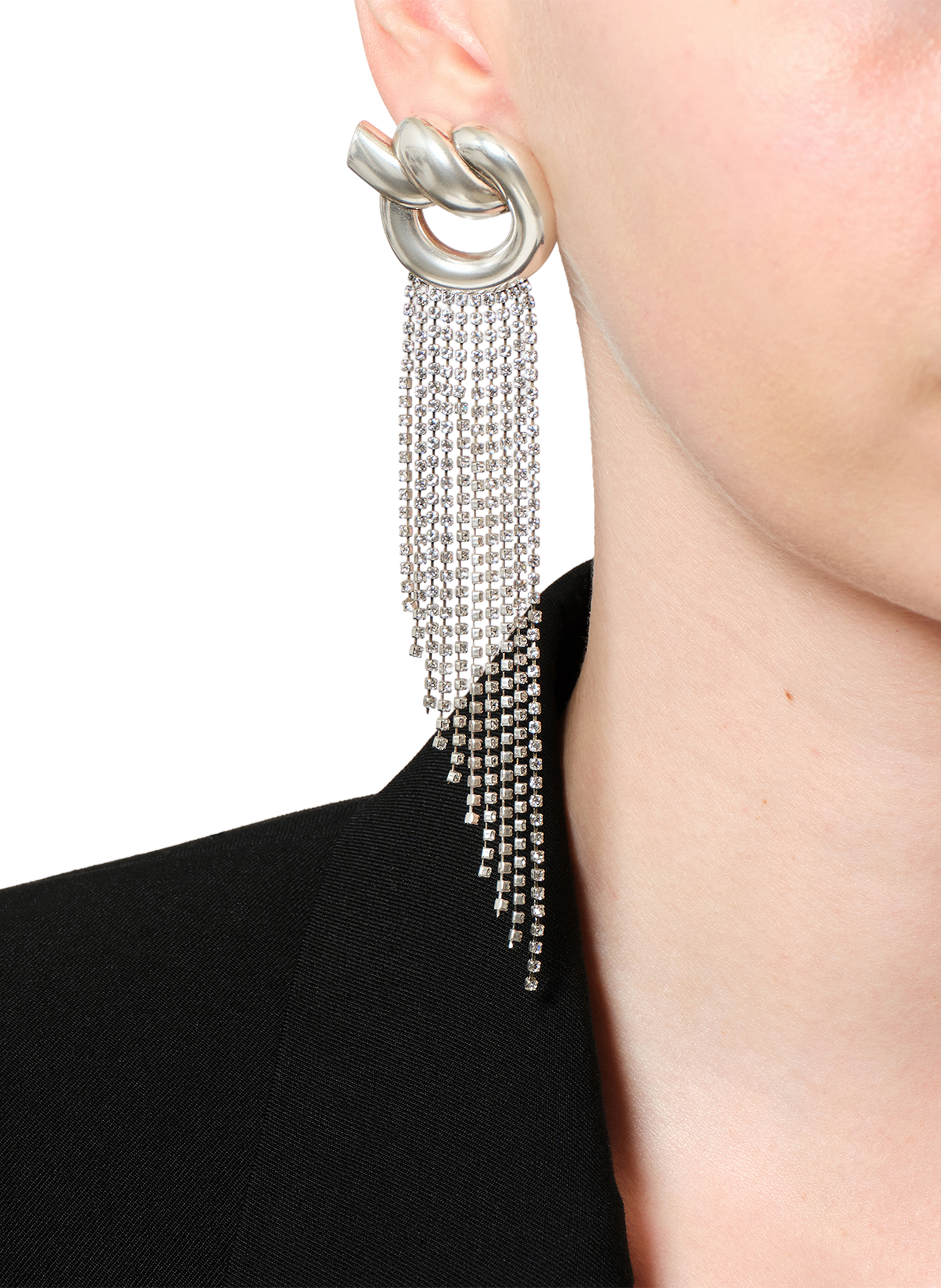 Boucles d'oreilles pendantes Rain ISABEL MARANT Transparent