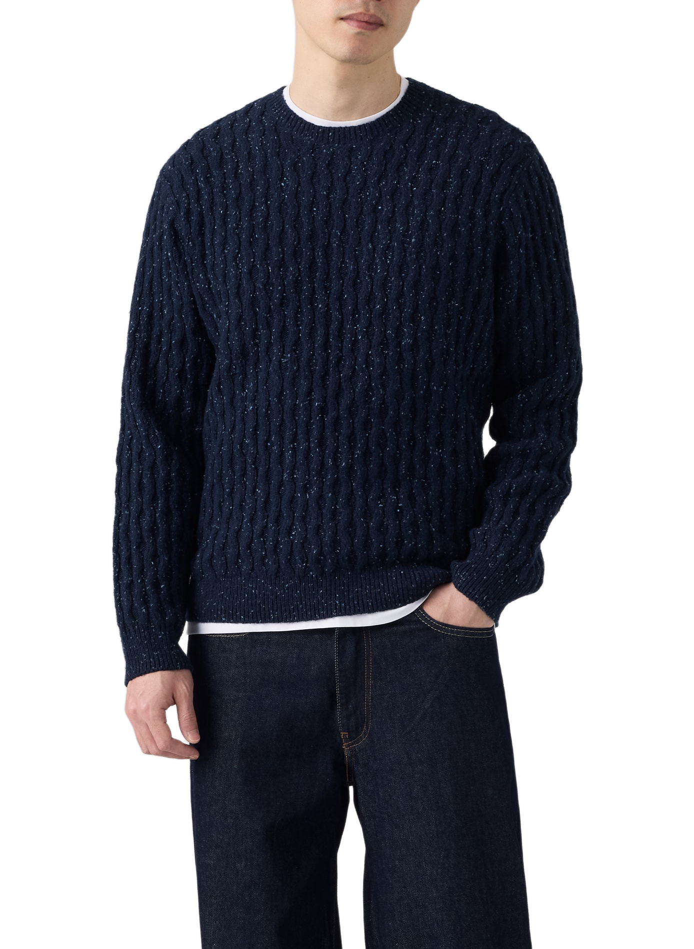 Rundhalsausschnitt-Pullover Presidio aus Wollmischung LEVI'S Blau